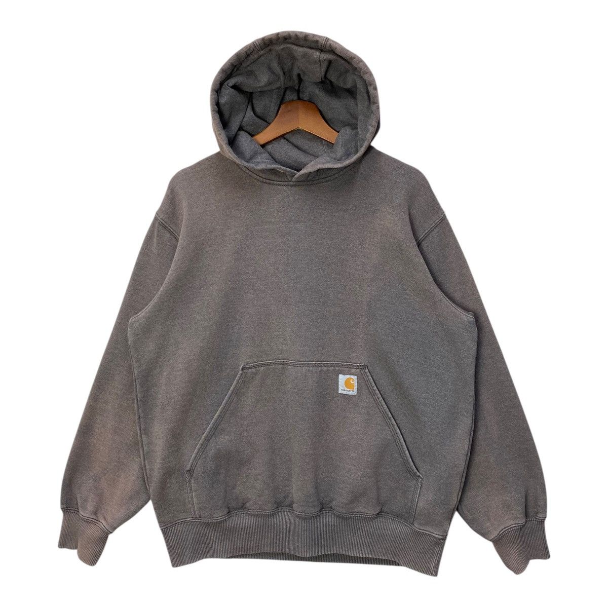 Carhartt Carhartt Wip Hoodie Sweatshirt Heavy Cotton Sun Faded Size M Size US M / EU 48-50 / 2 - 1 Thumbnail