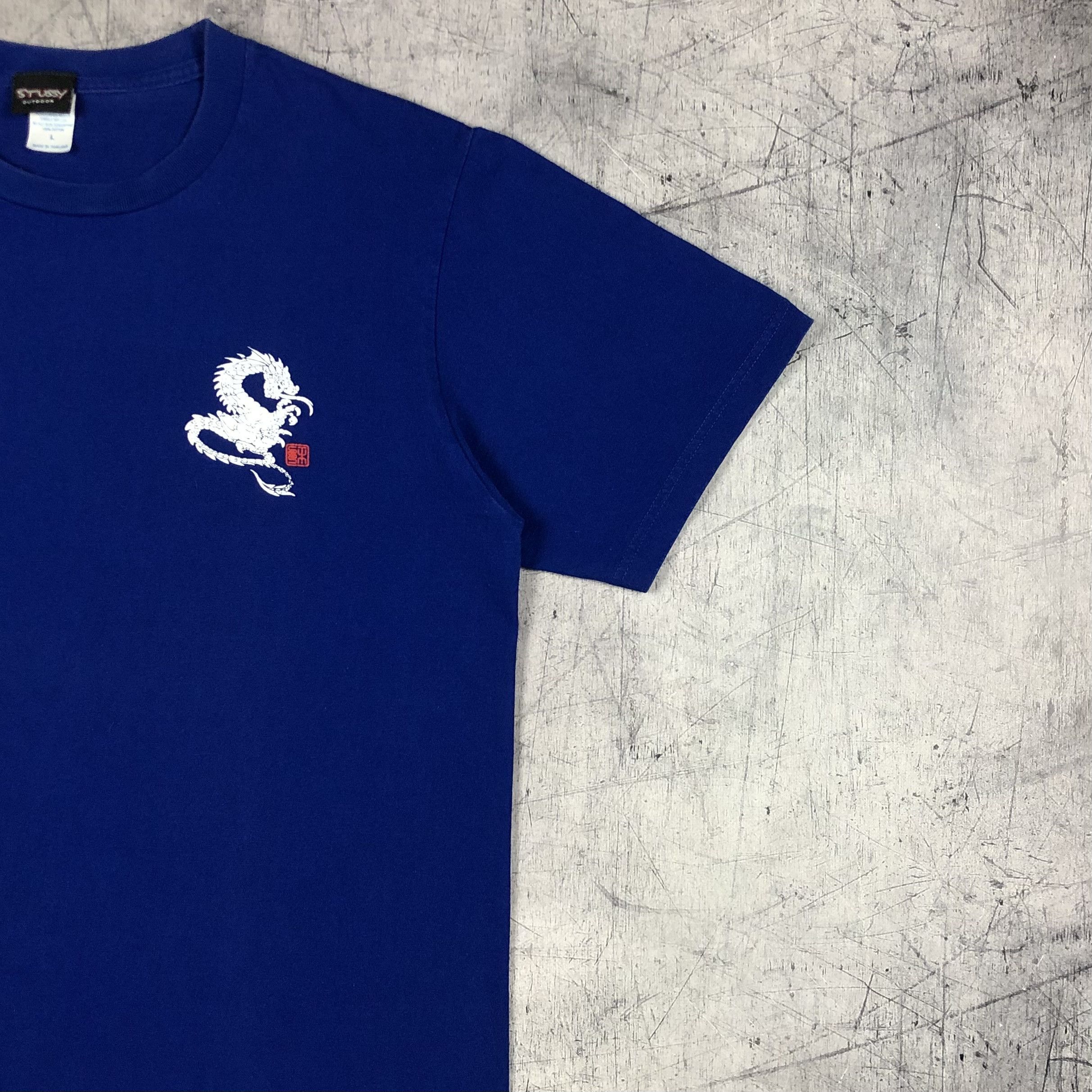 Stussy Vintage Stussy Outdoor Dragon Puff Print Tee y2k sk8 Size US M / EU 48-50 / 2 - 8 Thumbnail