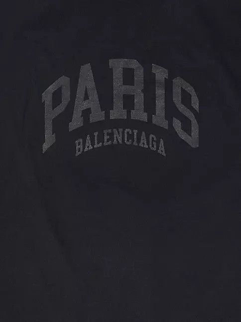 o1mt1gz0824 Cities Paris Long Sleeve T- Shirt Oversized