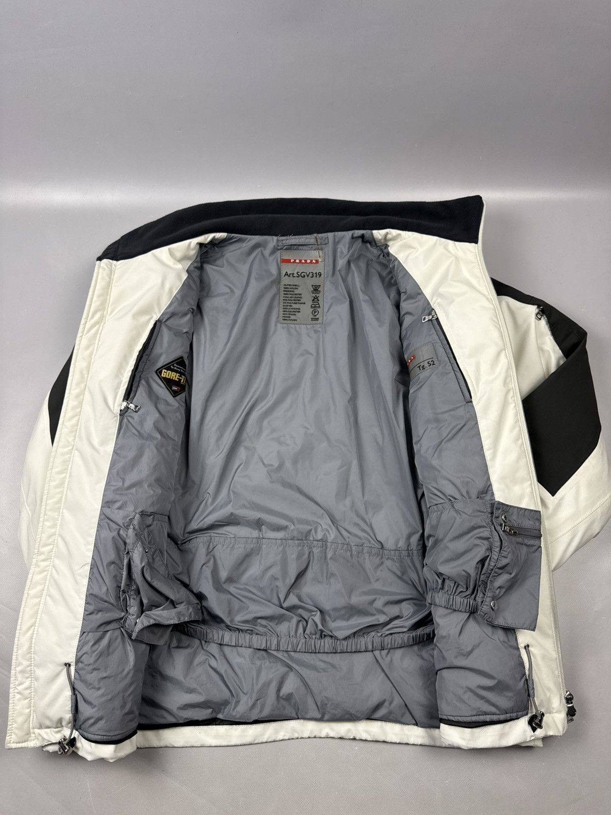 Prada Prada sport goretex ski jacket white performance Size US XL / EU 56 / 4 - 4 Thumbnail