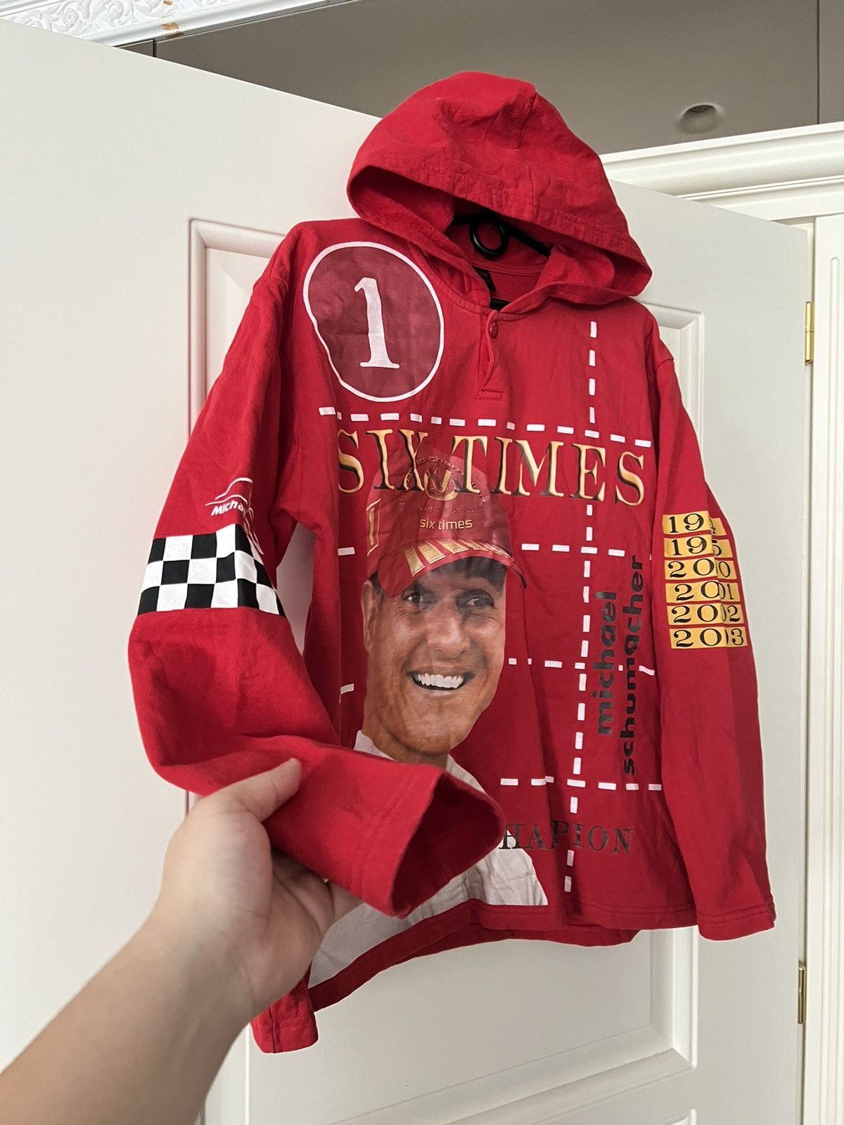 Ferrari × Formula 1 Vintage 💥 Racing Michael Schumacher Formula 1 Hoodie Size US XL / EU 56 / 4 - 7 Thumbnail