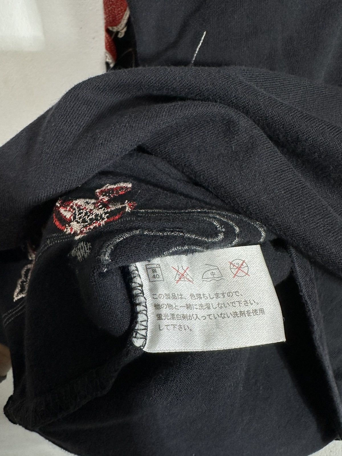 Hysteric Glamour FADED 8 KOI EMBROIDERY JAPANESE CLASSIC SCRIPT LONG SLEEVE Size US M / EU 48-50 / 2 - 7 Thumbnail