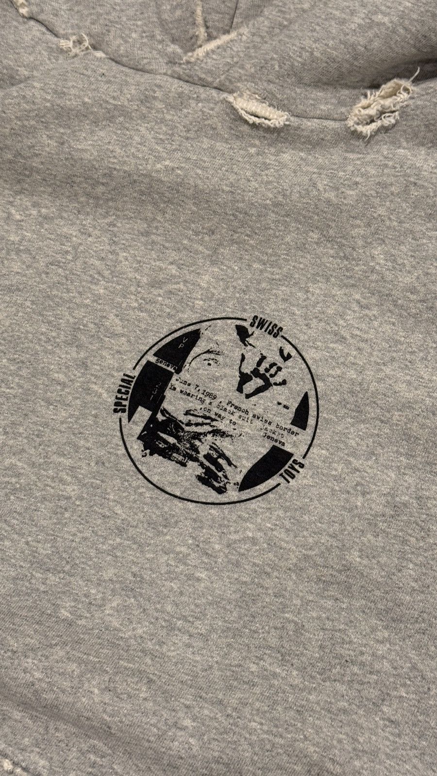 Enfants Riches Deprimes ERD SPECIAL SWISS TOYS HEATHER GREY HOODIE Size US L / EU 52-54 / 3 - 4 Thumbnail