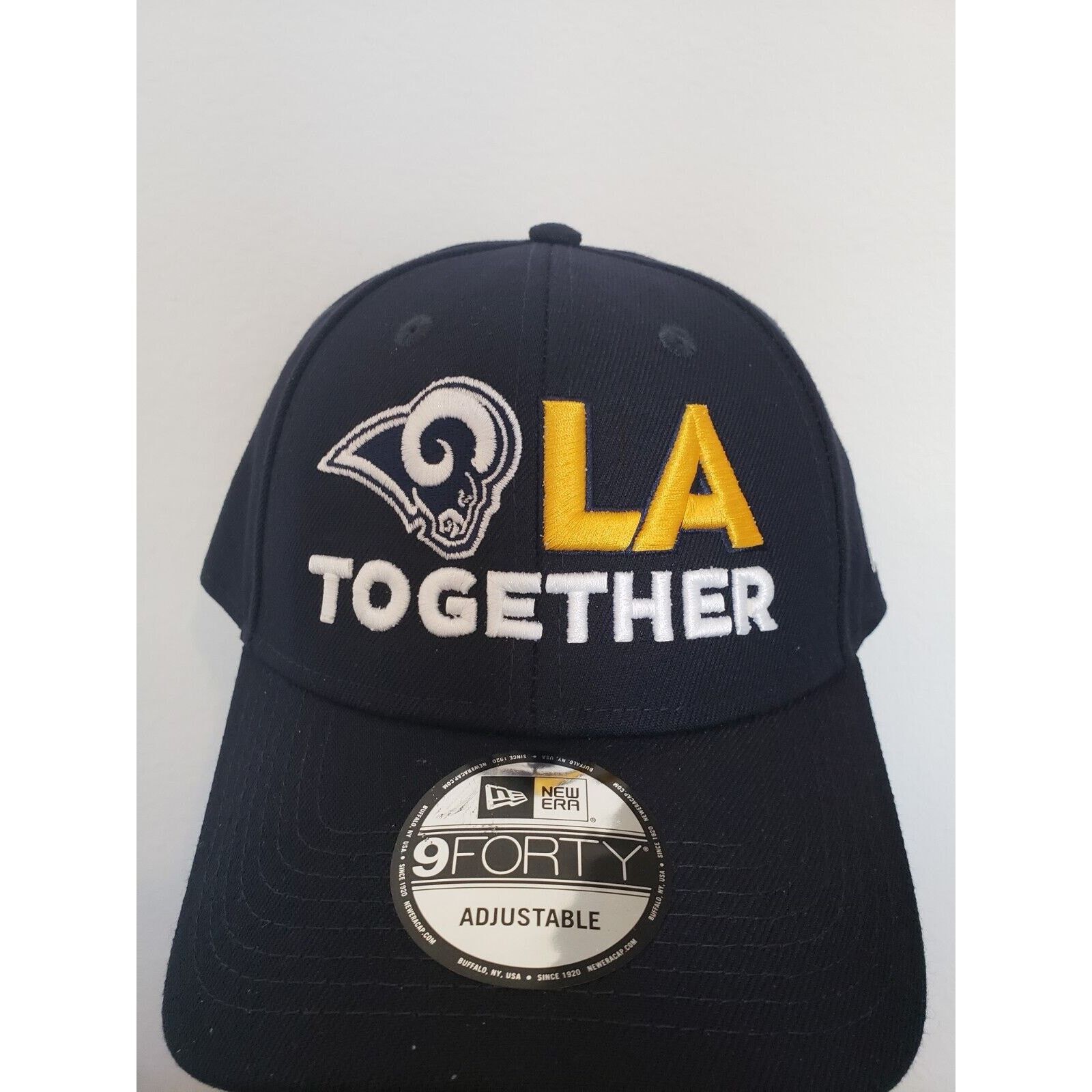 New Era Los Angeles Rams Hat Cap Strapback Strap Blue 940 New Era Size ONE SIZE - 1 Thumbnail