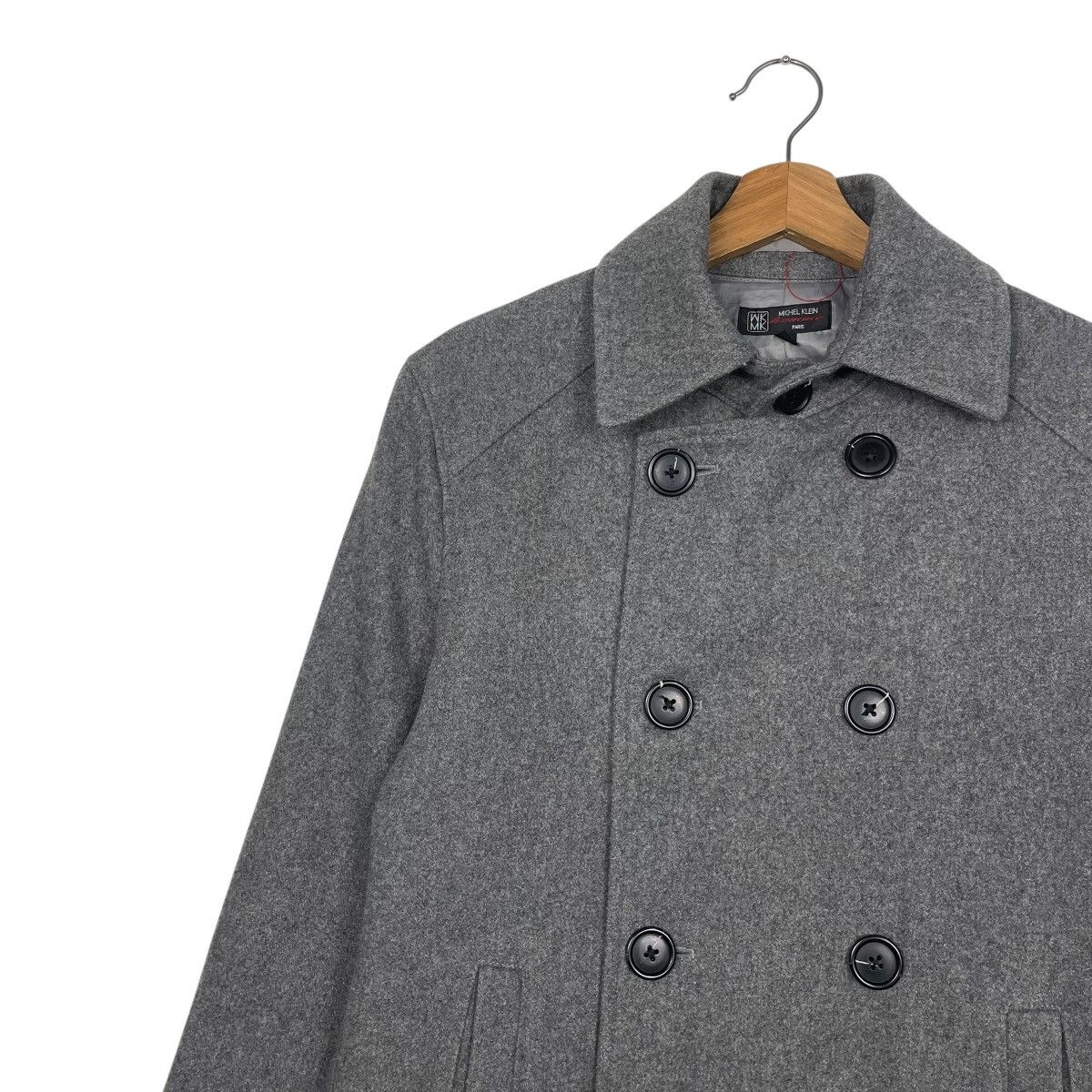 Michel Klein Michel Klein Double Breasted Wool Jacket Size US M / EU 48-50 / 2 - 6 Thumbnail