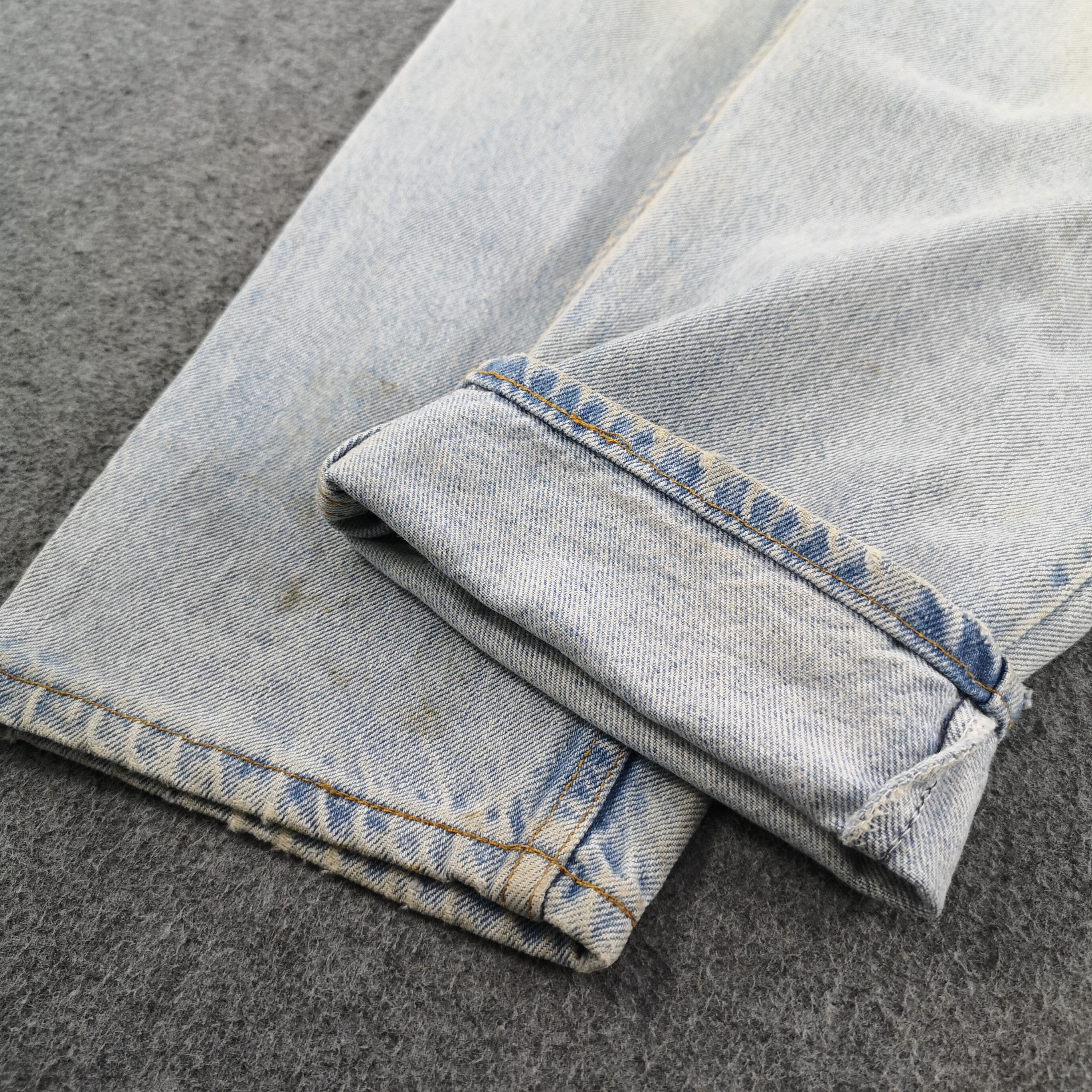 Levi's × Vintage Vintage Light Wash Levis 560 Orange Tab Jeans -JM1070 Size US 34 / EU 50 - 7 Thumbnail