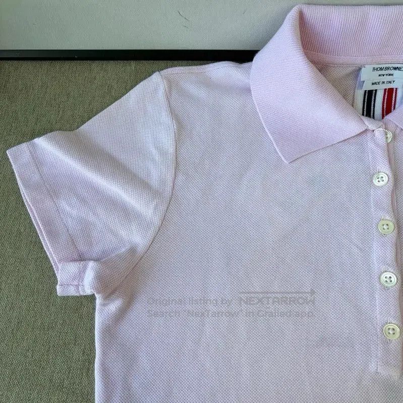 Thom Browne Thom Browne Pink Short-Sleeve T-Shirt . Size S / US 4 / IT 40 - 7 Thumbnail