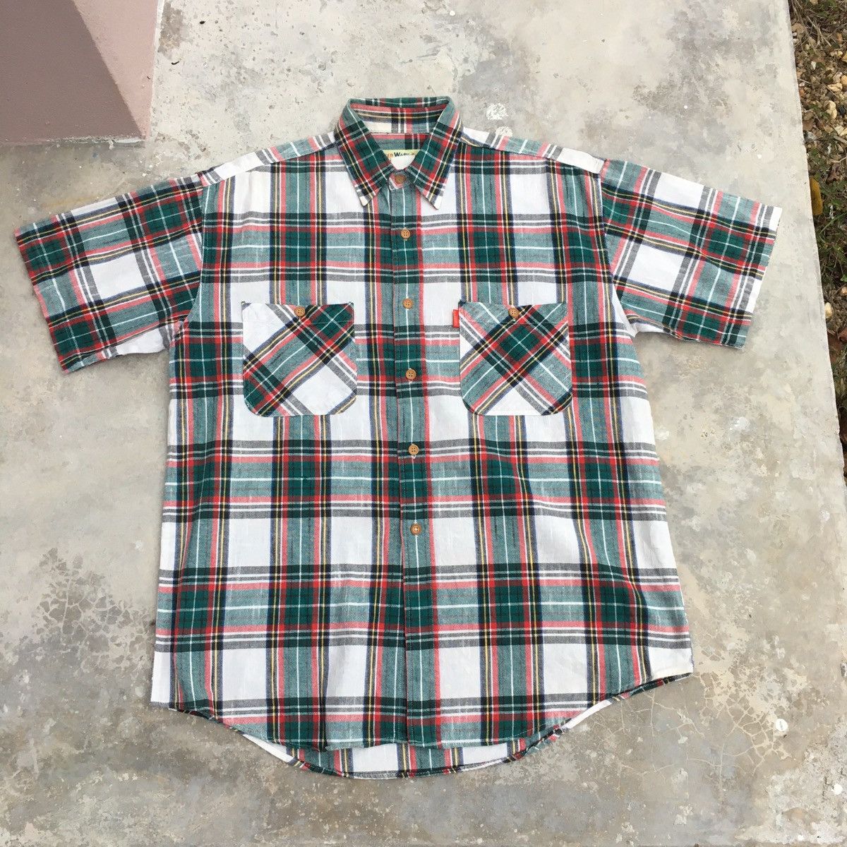 Designer × Vintage Vintage GARRISN Tartan Button Ups Size US L / EU 52-54 / 3 - 1 Thumbnail