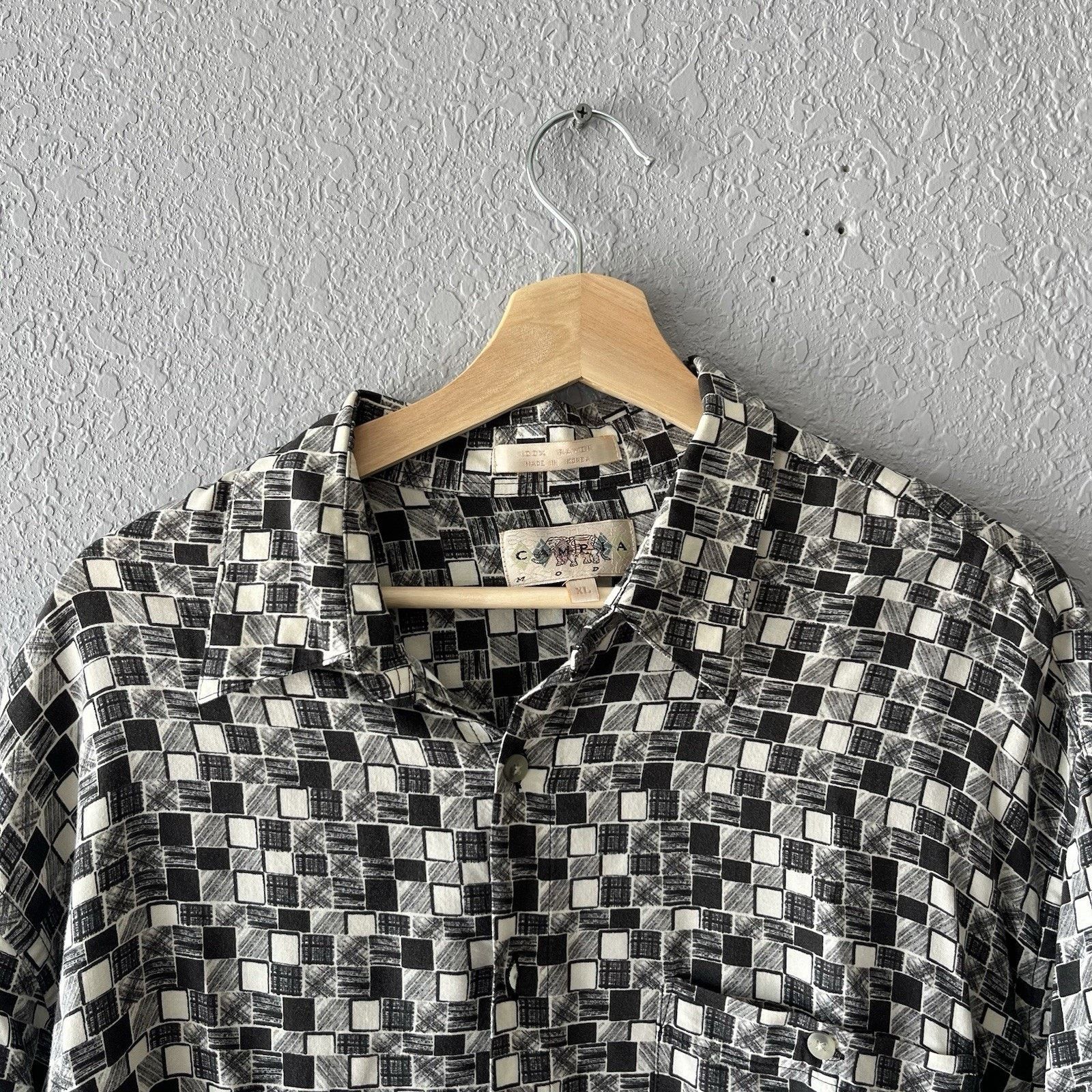 Campia Moda Vintage Campia Button Down Shirt Mens XL Crazy Pattern Minim Size US XL / EU 56 / 4 - 2 Thumbnail