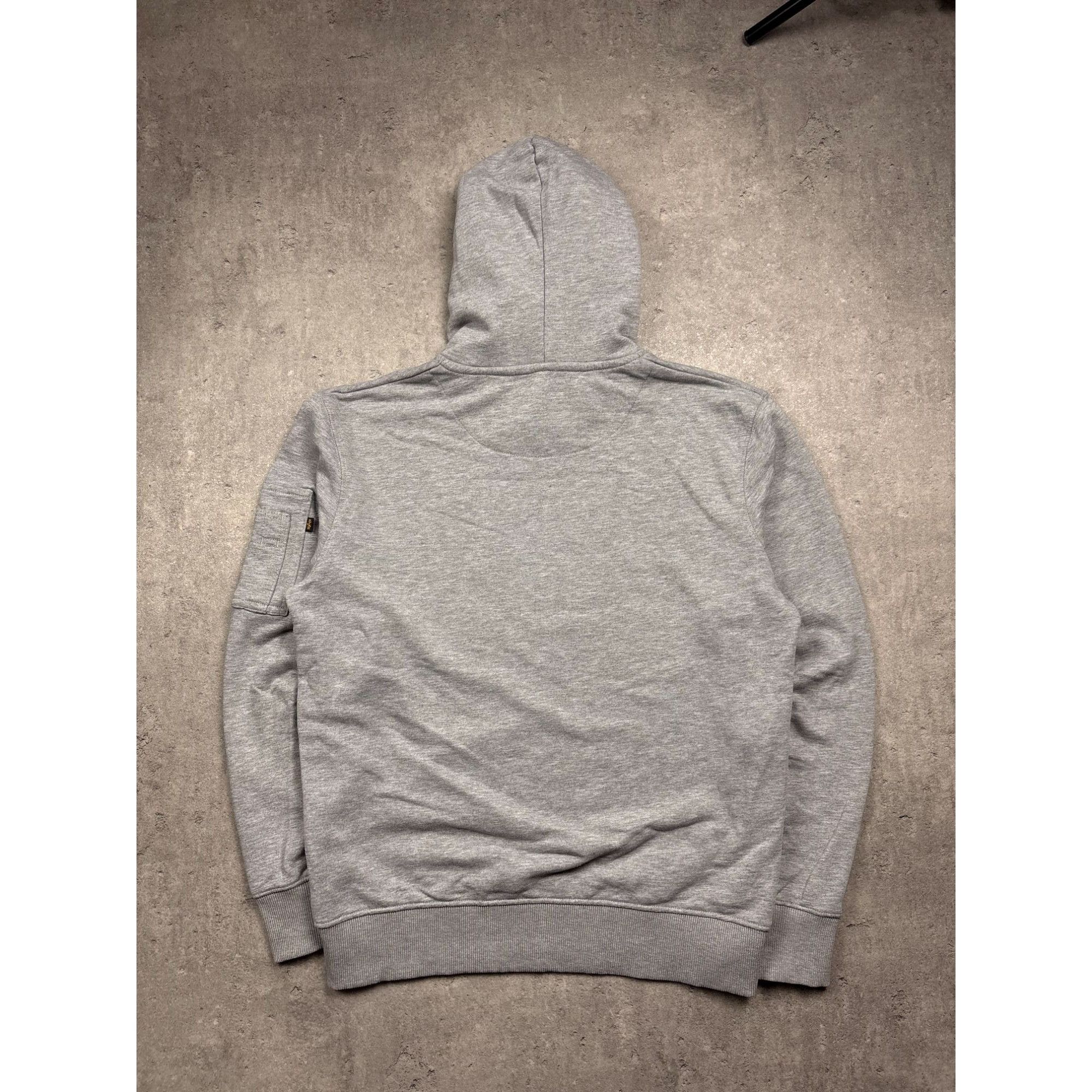 Alpha Industries Alpha Industries Gray Pullover Hoodie With Zippered Sleeve P Size US L / EU 52-54 / 3 - 4 Thumbnail