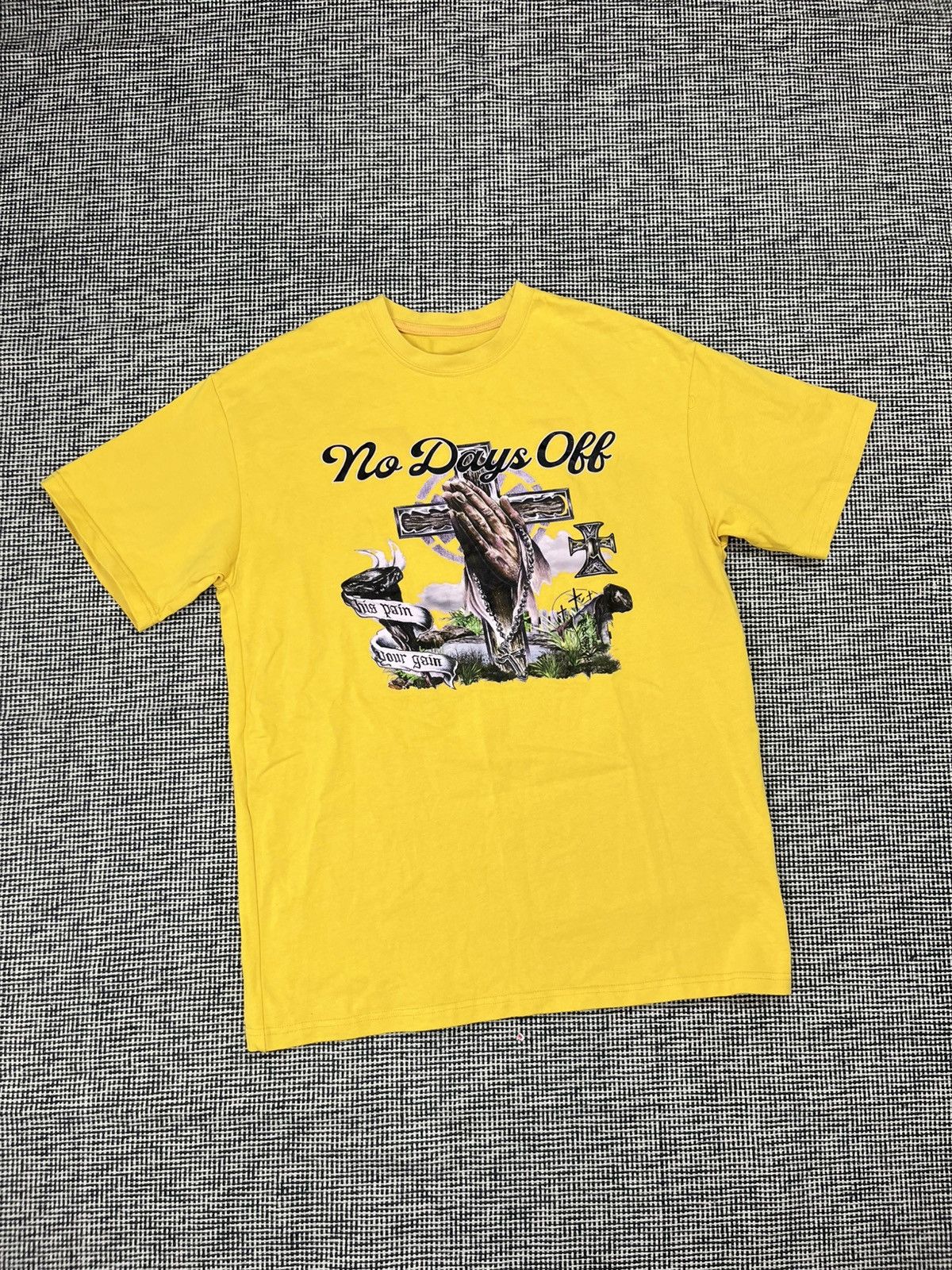 Vintage no days off prayer vintage Jesus t-shirt drip y2k Size US XL / EU 56 / 4 - 1 Thumbnail