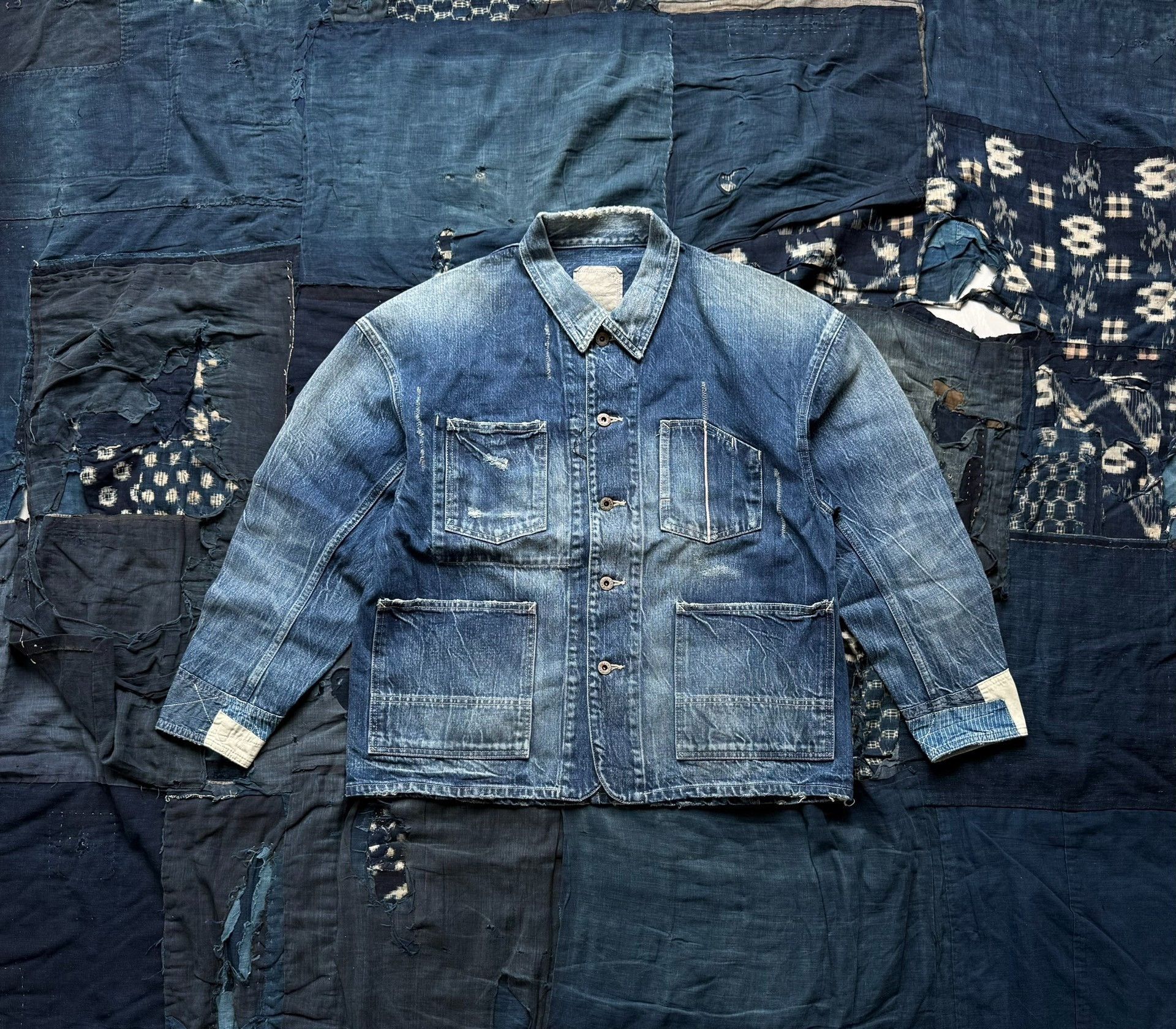 Madness MADNESS 24FW Regenerated 4P Chore Jacket Size US XXS / EU 40 - 1 Thumbnail