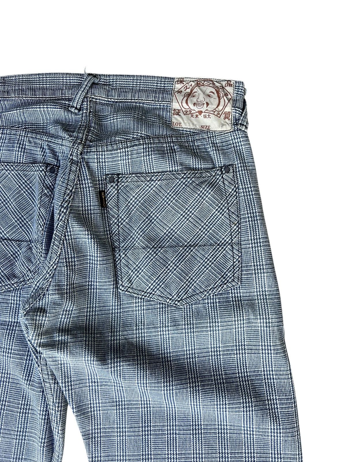Evisu Vintage Archive Evisu Japan Checkered Jeans Size US 33 - 19 Thumbnail