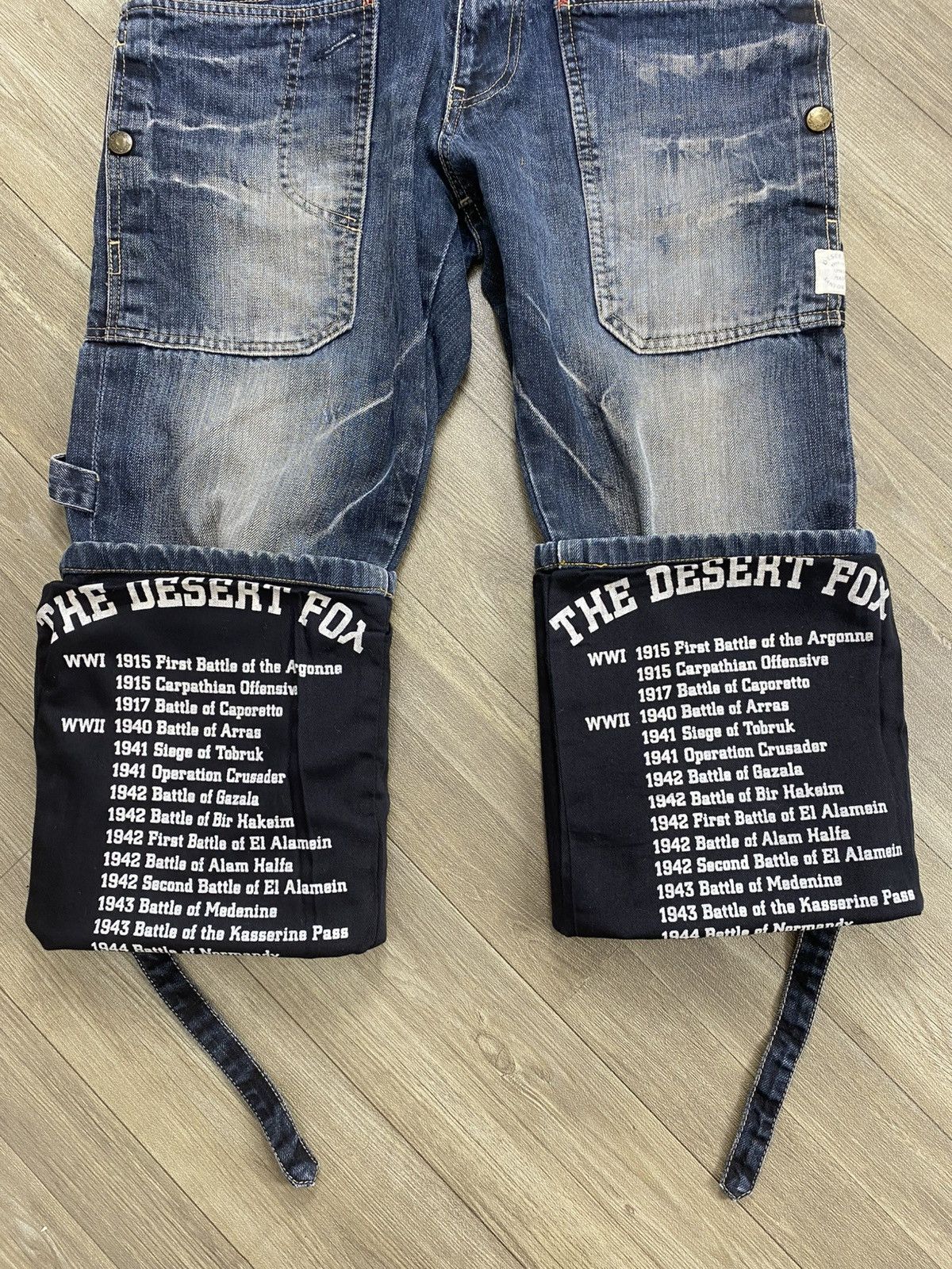 PPFM 2000s PPFM x Platation The Dessert Fox Multipocket Jeans Size US 32 / EU 48 - 3 Thumbnail
