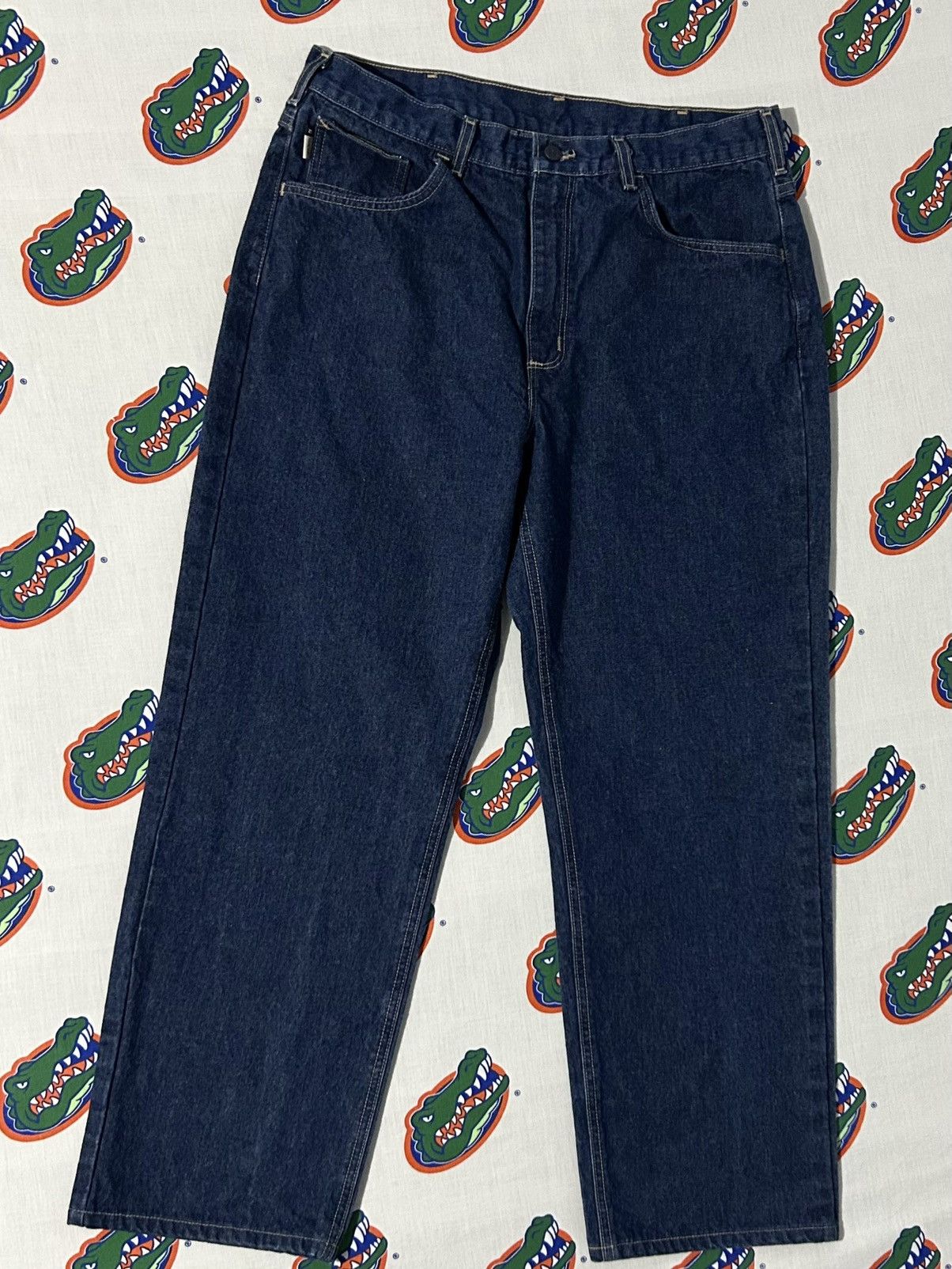 Vintage Mens Vintage Carhartt Fire Resistant Denim Jeans 36 x 30 Size US 36 / EU 52 - 4 Thumbnail