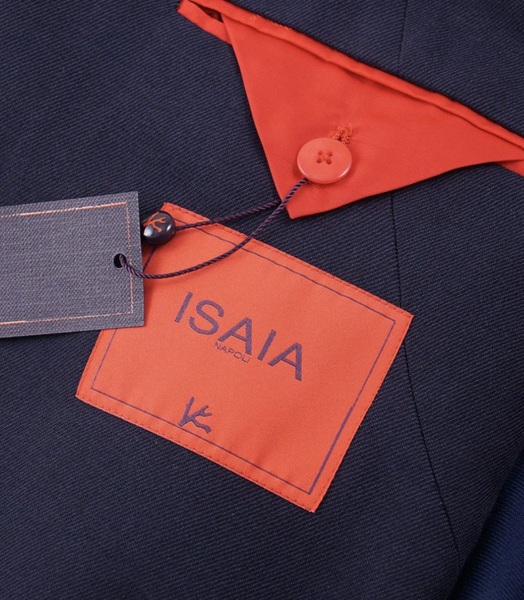 Isaia Napolii Isaia Napoli Mens Luxury Cashmere/Silk Blue Blazer Size US M / EU 48-50 / 2 - 7 Thumbnail
