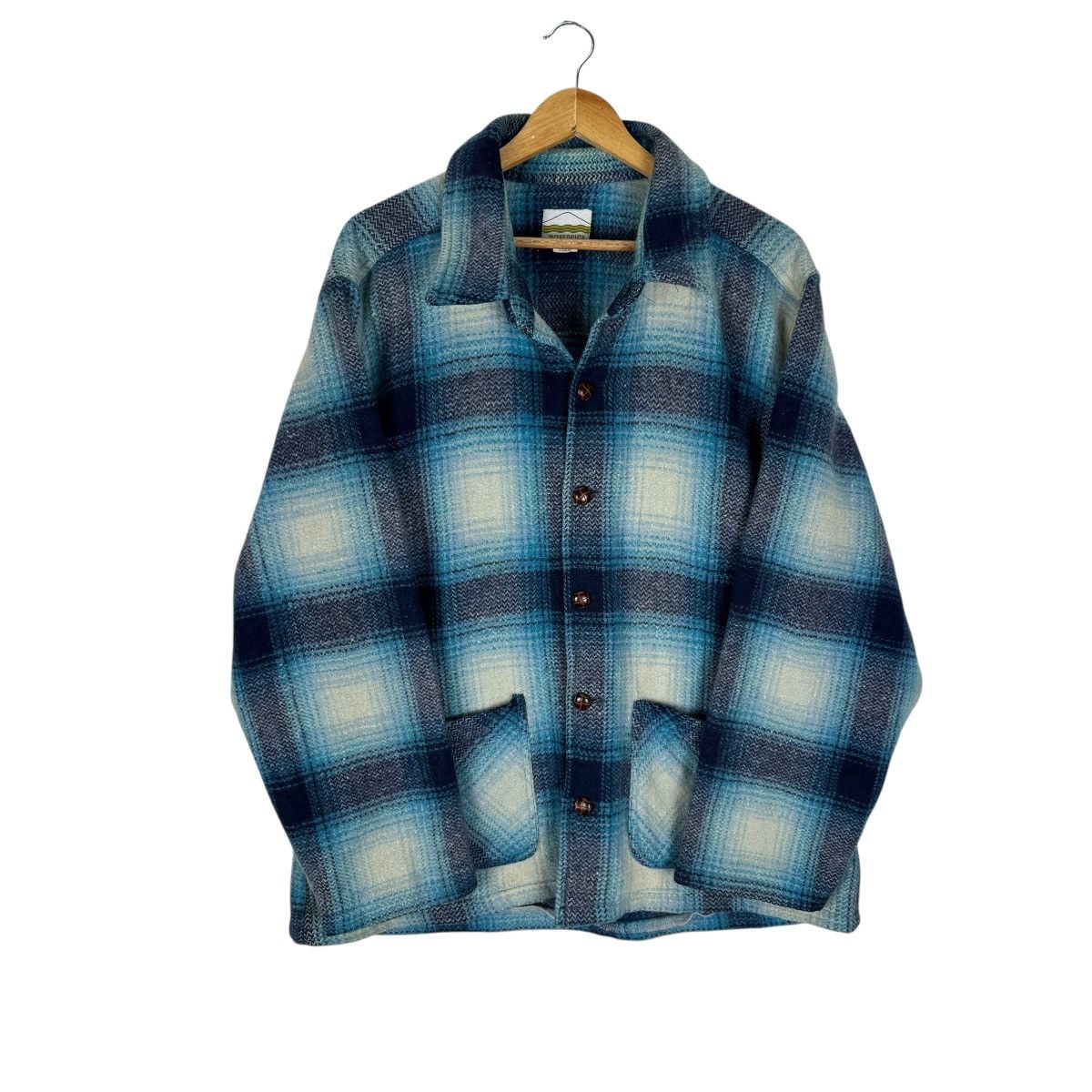 Flannel ☀️MOVENPICK SHADOW WOOL PLAIDS FLANNEL SHIRT Size US L / EU 52-54 / 3 - 1 Thumbnail