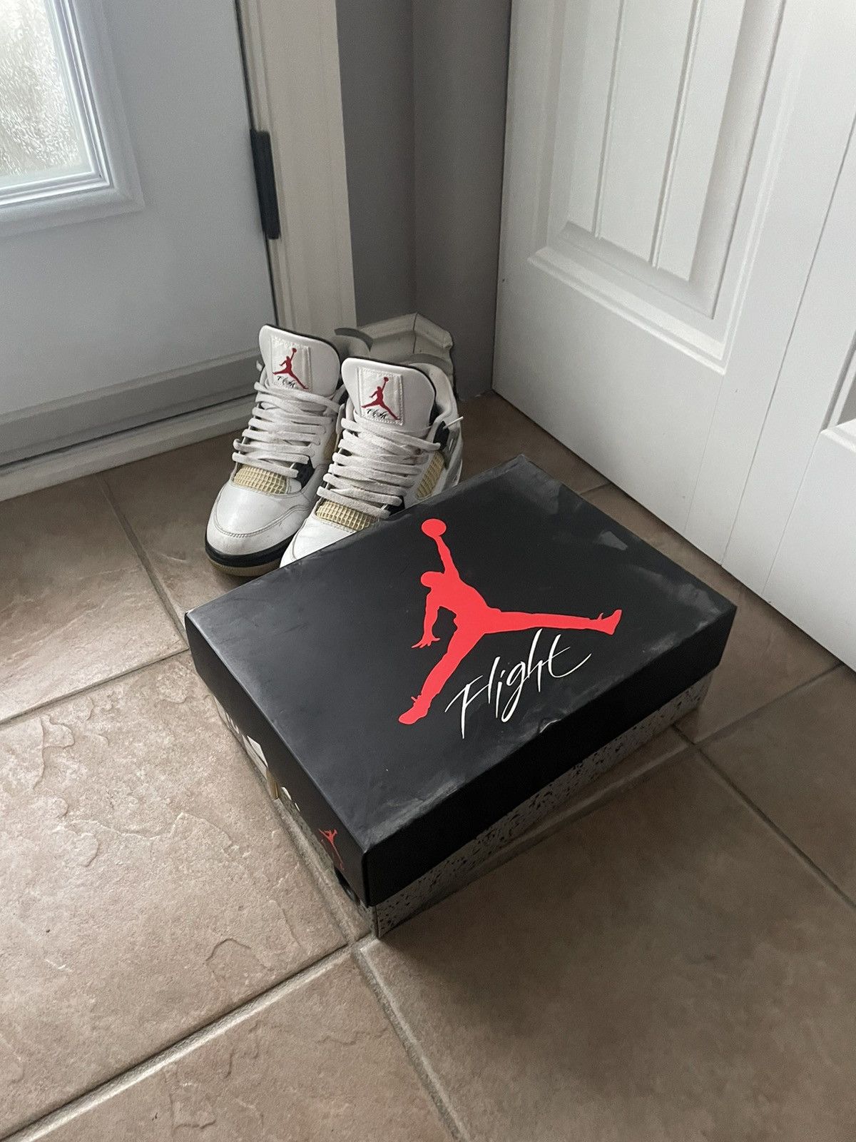Jordan Brand Air Jordan 3 white Cement 2016 Size US 10.5 / EU 43-44 - 1 Thumbnail