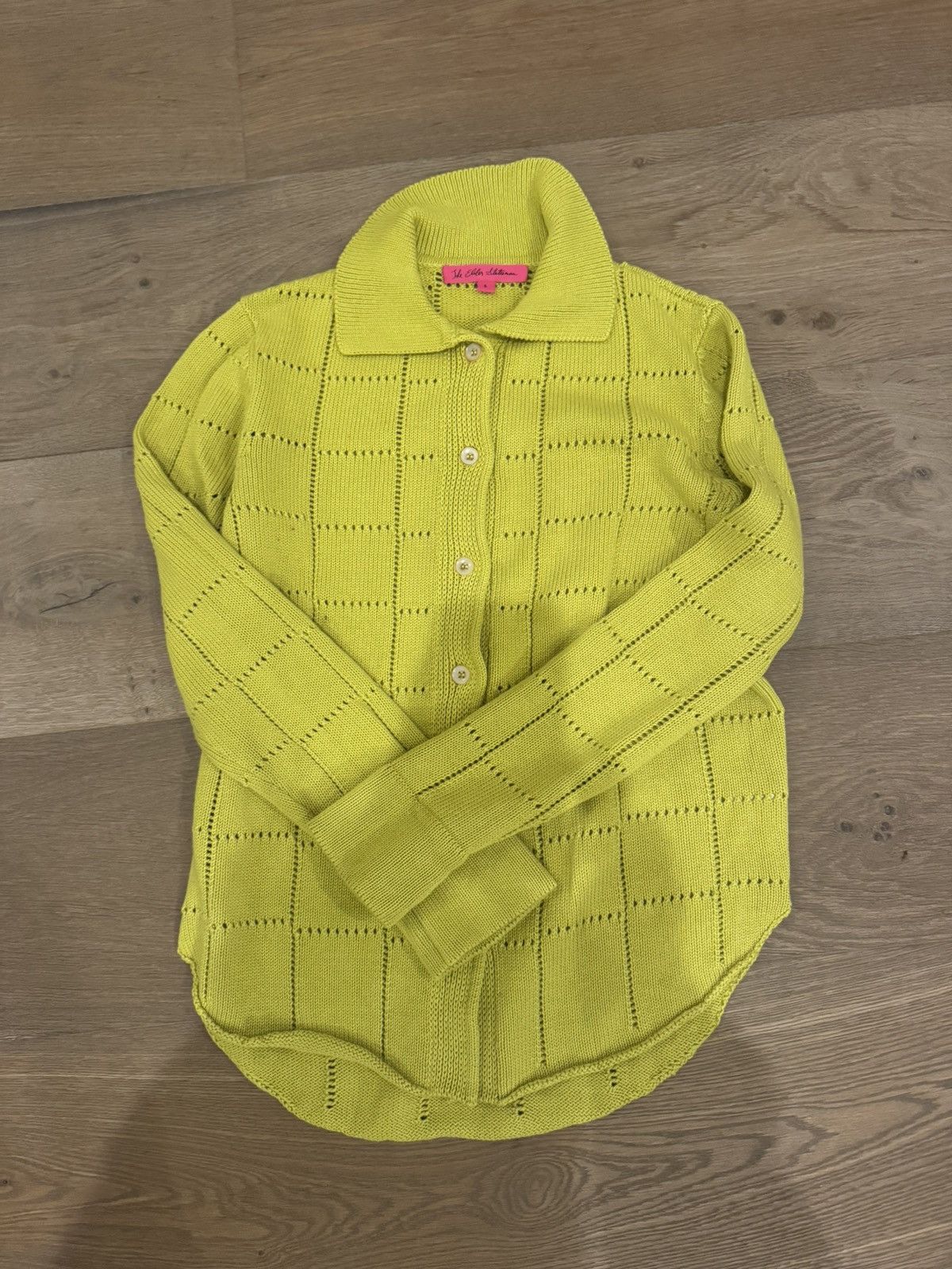 The Elder Statesman Button Down Sweater