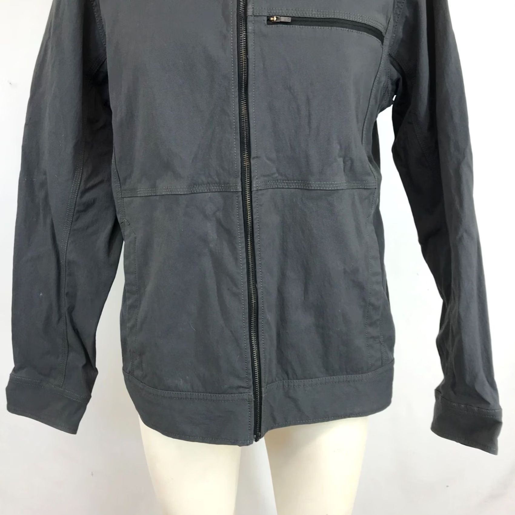 Mountain Hardwear VINTAGE Mountain Hardwear Mens Large Gray Full Zip Nylon Blend Jacket Coat Size US L / EU 52-54 / 3 - 3 Thumbnail