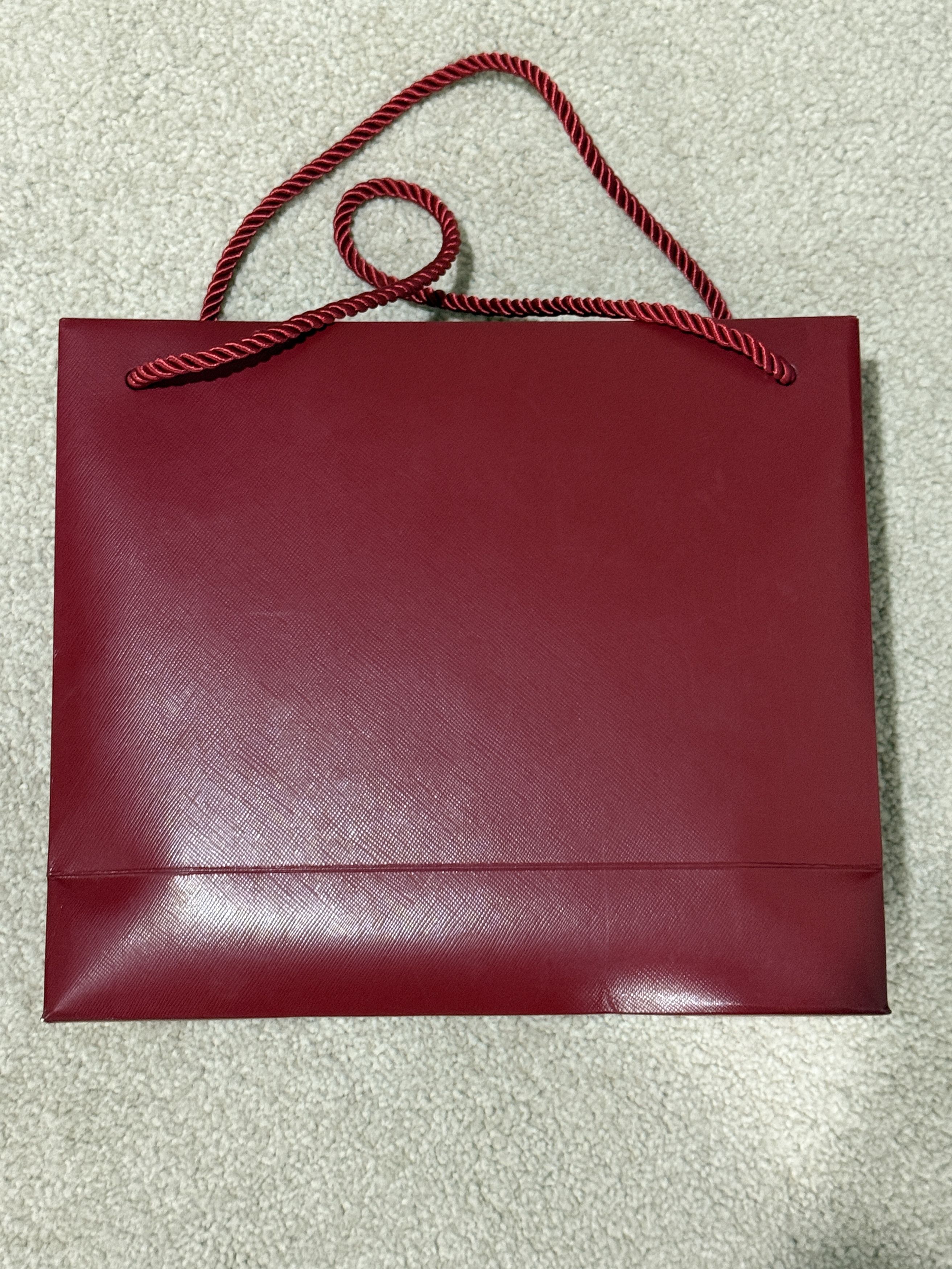 Cartier Authentic Small Cartier Red Paper Shopping Gift Bag Size ONE SIZE - 2 Thumbnail