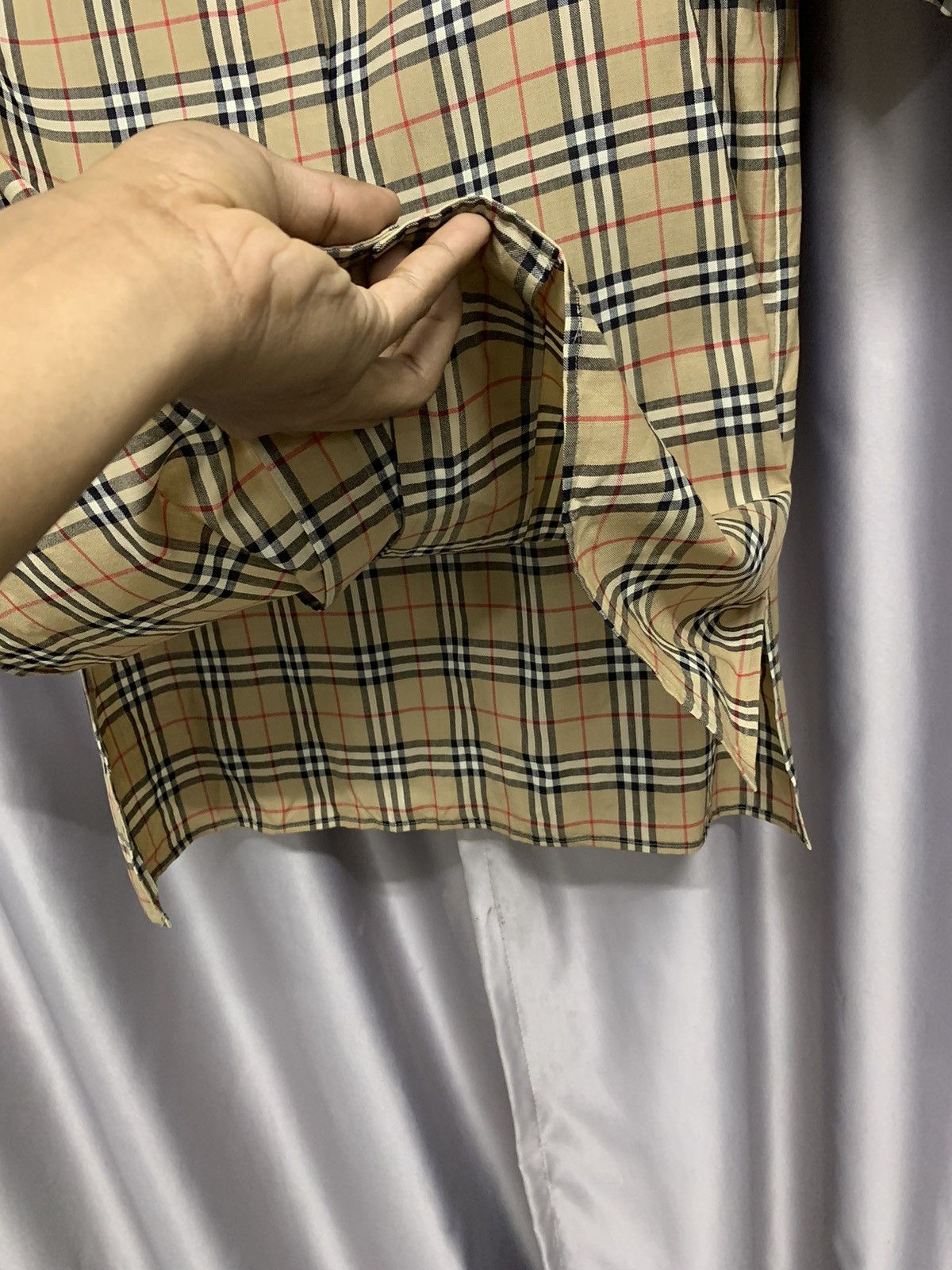 Burberry × Japanese Brand × Vintage VINTAGE BURBERRY NOVACHECK WOOL BUTTON UP SHIRT Size US M / EU 48-50 / 2 - 8 Thumbnail