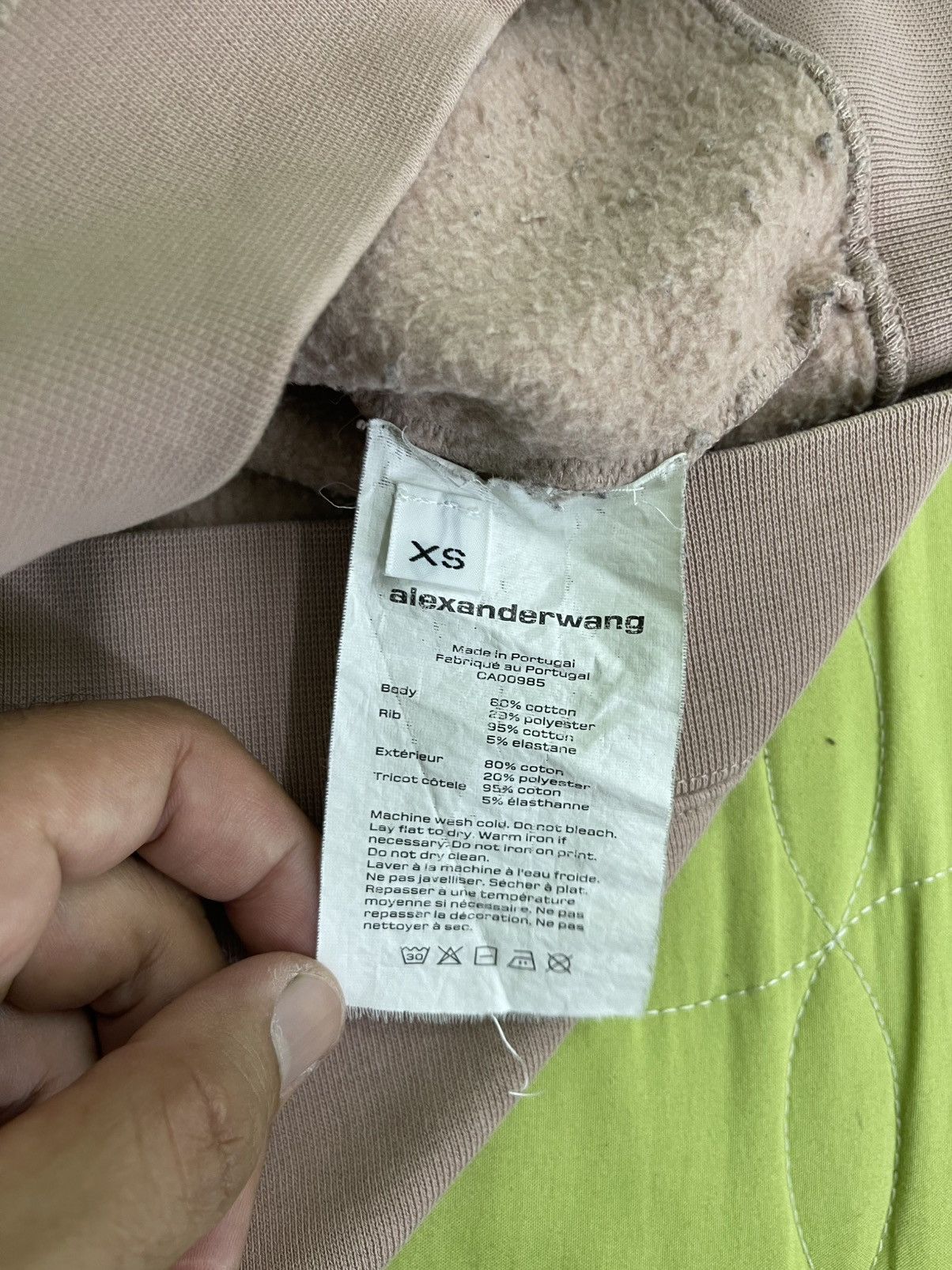 Alexander Wang Alexander Wang Baggy Hoodie Size XS / US 0-2 / IT 36-38 - 11 Thumbnail
