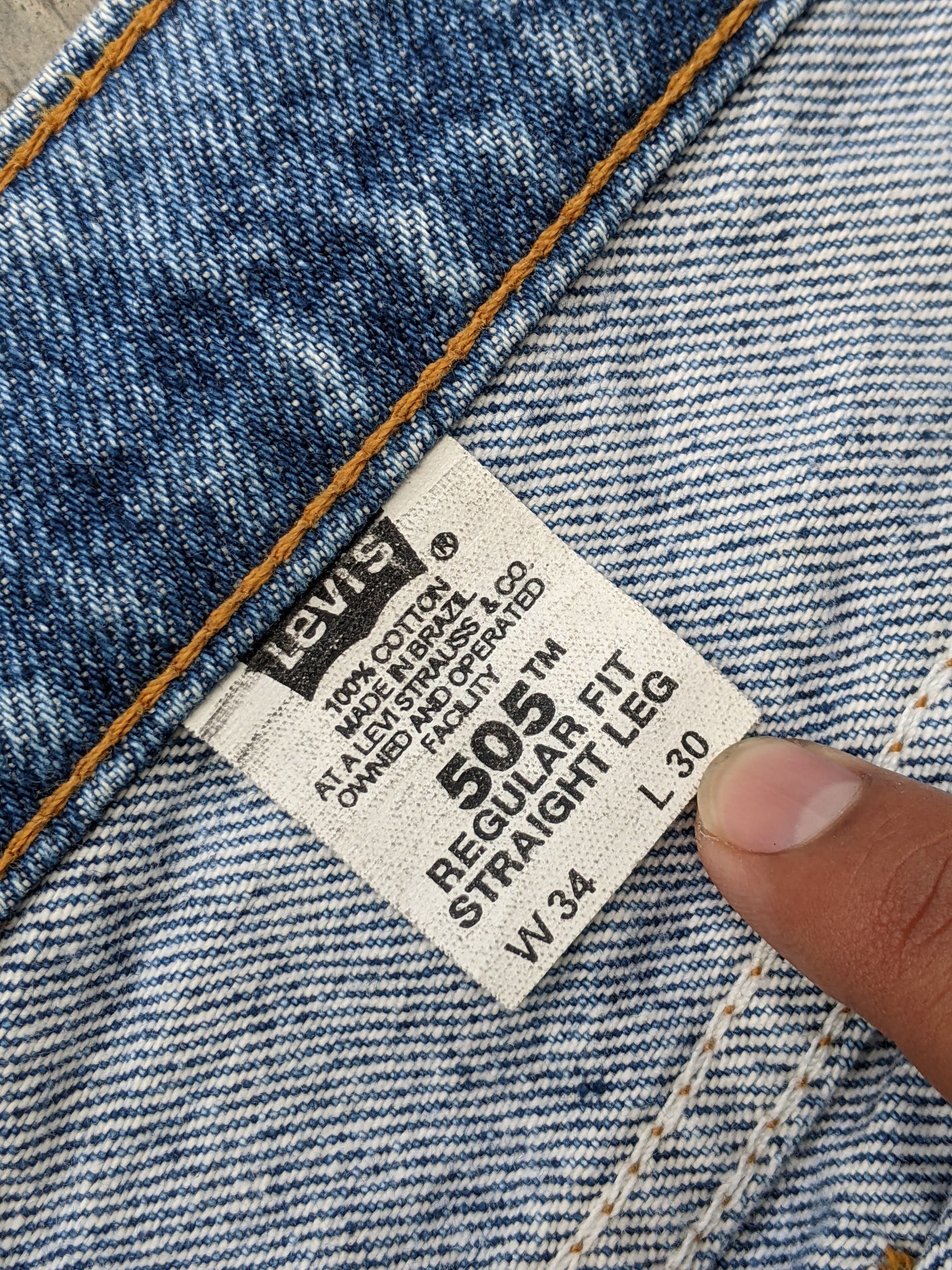 Levi's Vintage Jeans Levi's 505 Orange Tab Size US 34 / EU 50 - 6 Thumbnail