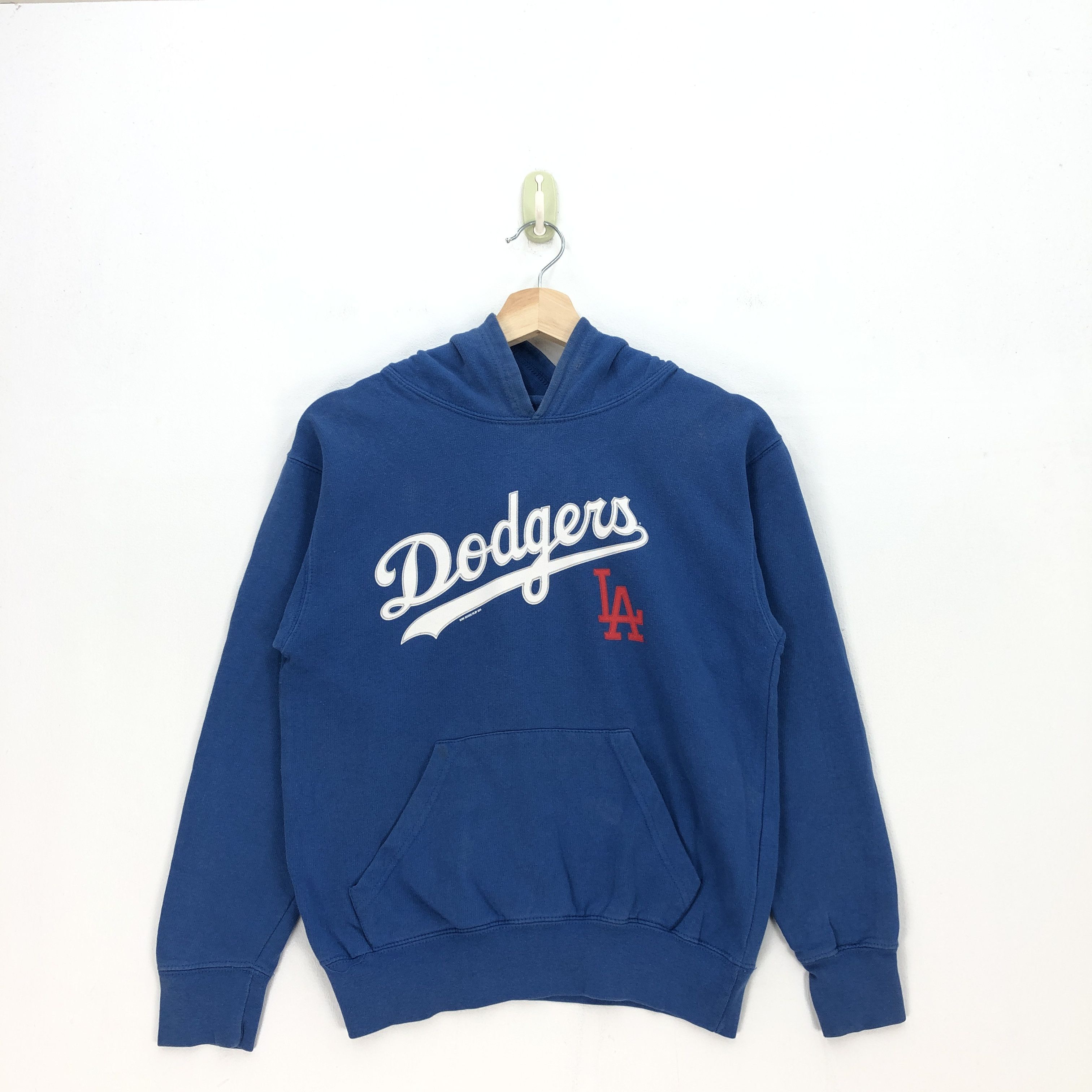 MLB × Vintage Y2K LA Dodgers Hoodie Sweatshirt MLBP LA Dodgers Sweater Size S / US 4 / IT 40 - 2 Thumbnail