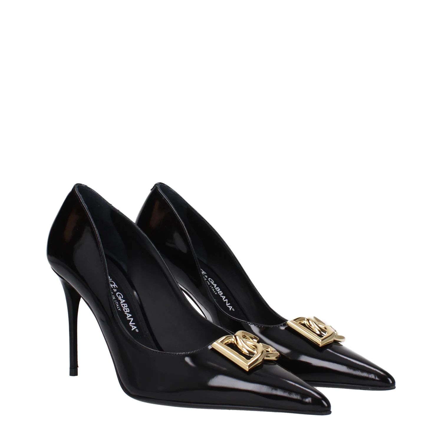 Dolce & Gabbana ob1o1e1124 Patent Leather Pumps in Black Size US 6.5 / IT 36.5 - 2 Thumbnail