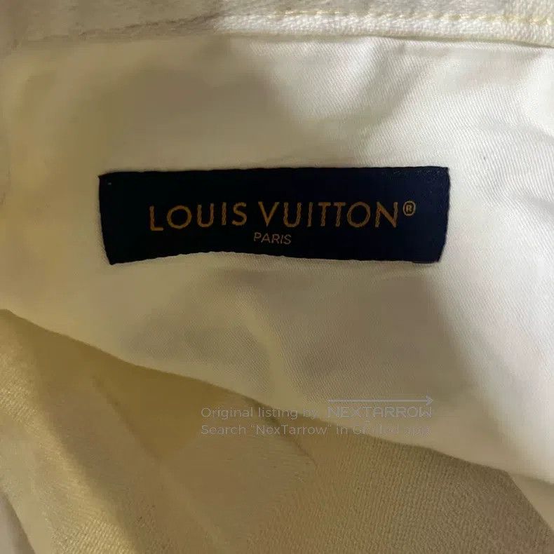 Louis Vuitton Louis Vuitton 24 New Beige Plaid Jacquard Mid-Rise Straigh Size US 32 / EU 48 - 5 Thumbnail
