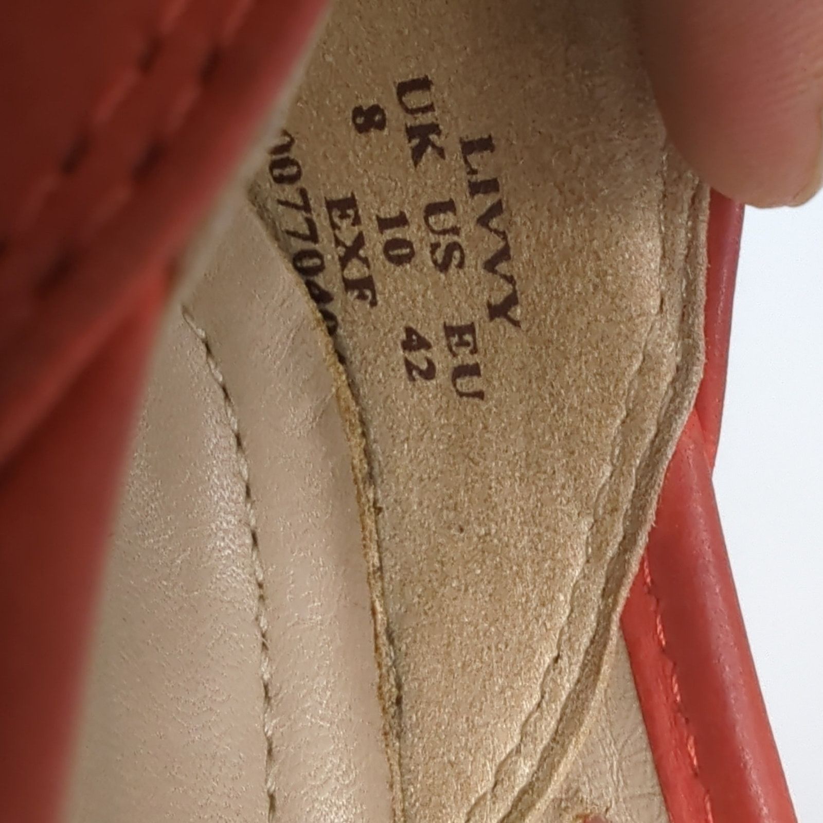 Other Hotter Comfort Concept Livvy Red Nubuck LeatherPerforated 10 Size US 10 / IT 40 - 8 Thumbnail