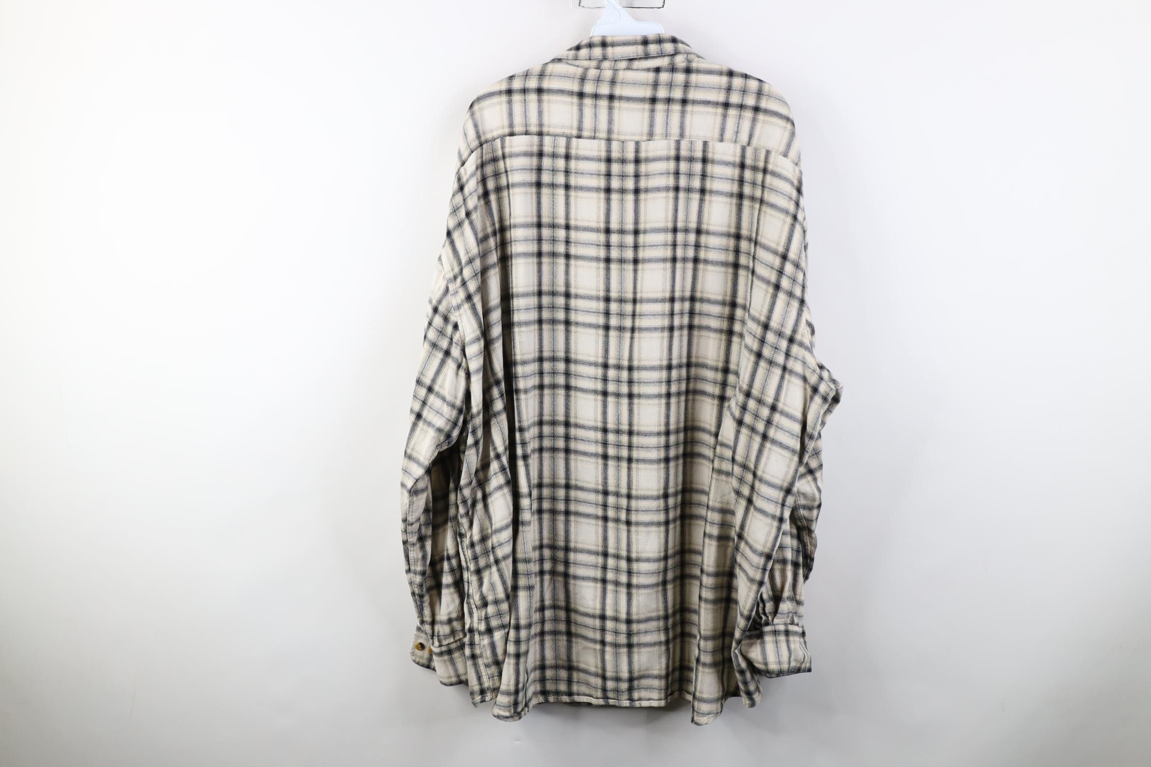 Vintage Vintage 90s Streetwear Single Needle Flannel Button Shirt Size US XXL / EU 58 / 5 - 12 Thumbnail