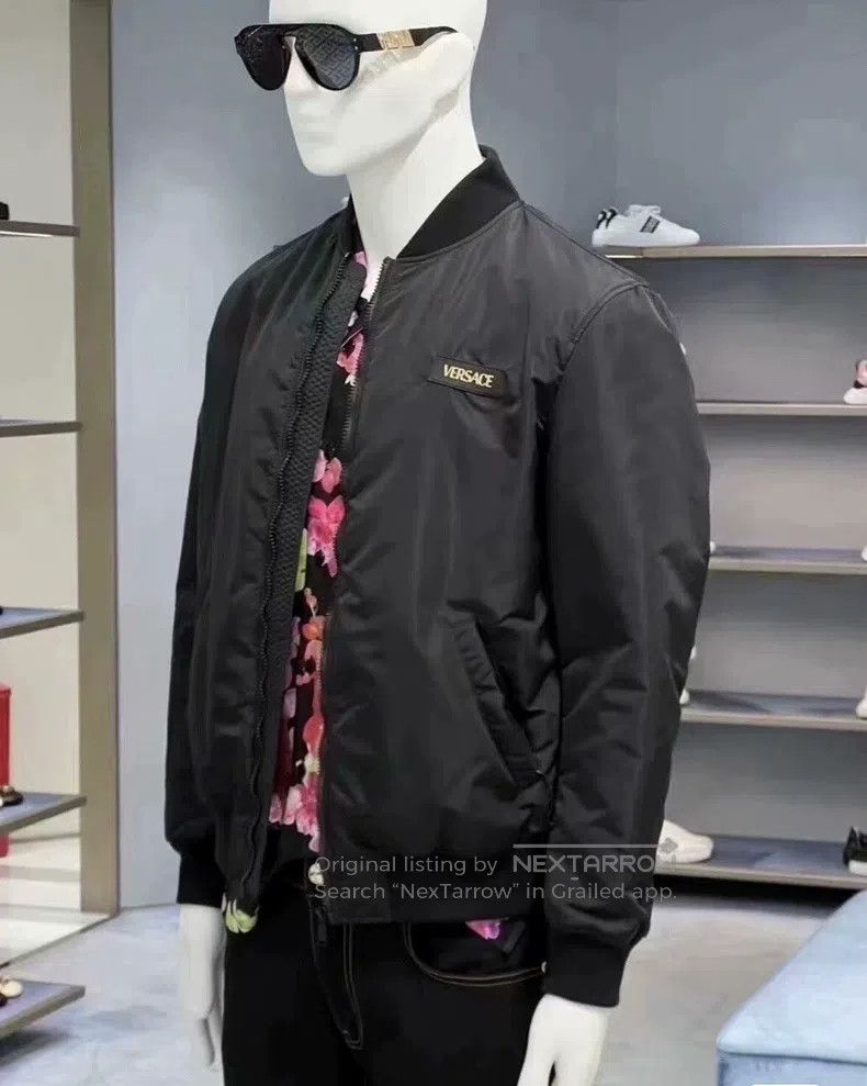 Versace Versace Embroidered cotton jacket Size US L / EU 52-54 / 3 - 8 Thumbnail