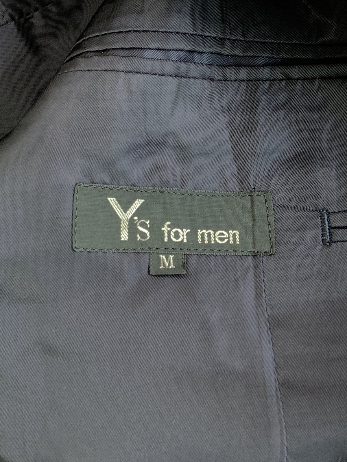Y's for Men 2000's Yohji Yamamoto Y's for Men Navy Blue Blazer Size 40S - 2 Thumbnail