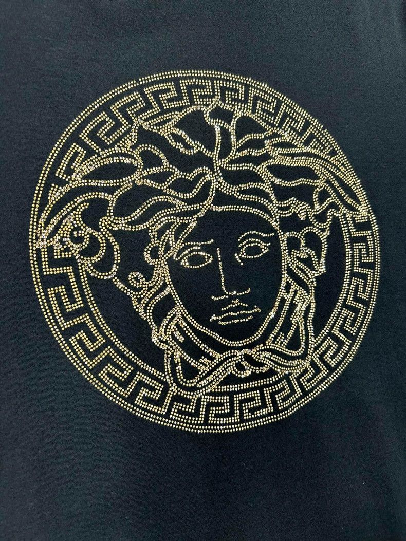 Versace Versace Rhinestone Medusa T-shirt Size US M / EU 48-50 / 2 - 3 Thumbnail