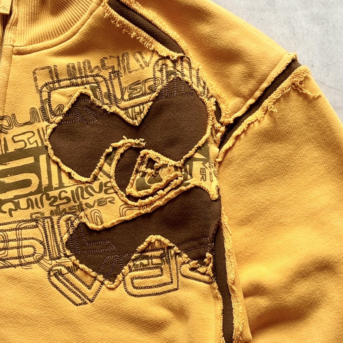 Quiksilver Y2K Quiksilver SWAG Zip Jacket Sweatshirt Distressed Vibe Size US L / EU 52-54 / 3 - 4 Thumbnail