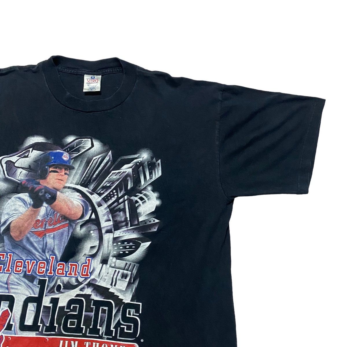Vintage ©️1999 Cleveland Indians Jim Thome Shirt Size US XL / EU 56 / 4 - 4 Thumbnail