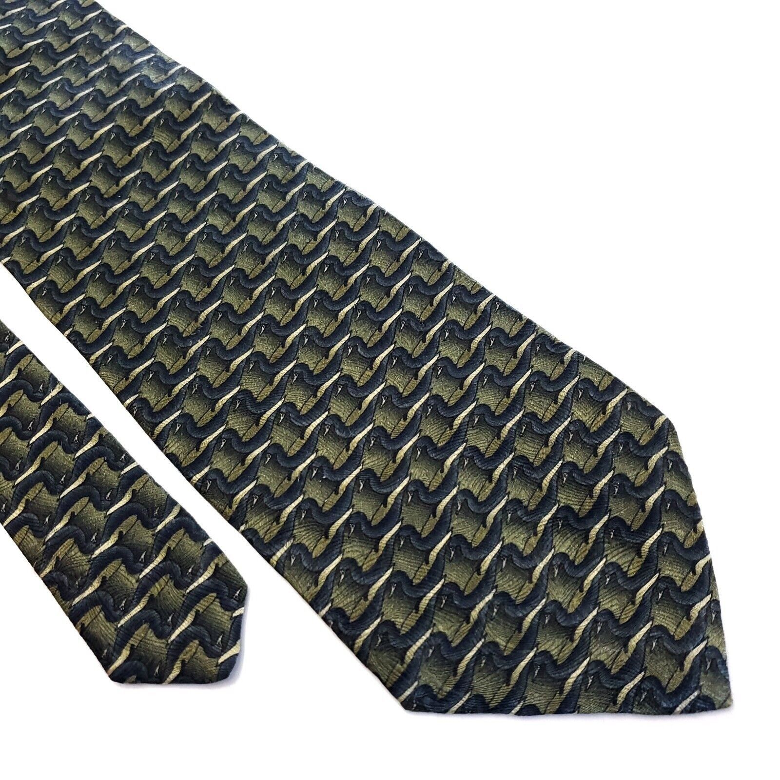 Vintage The Nature Conservacy Galapogos Pintail Green Geometric Wide Size ONE SIZE - 1 Thumbnail
