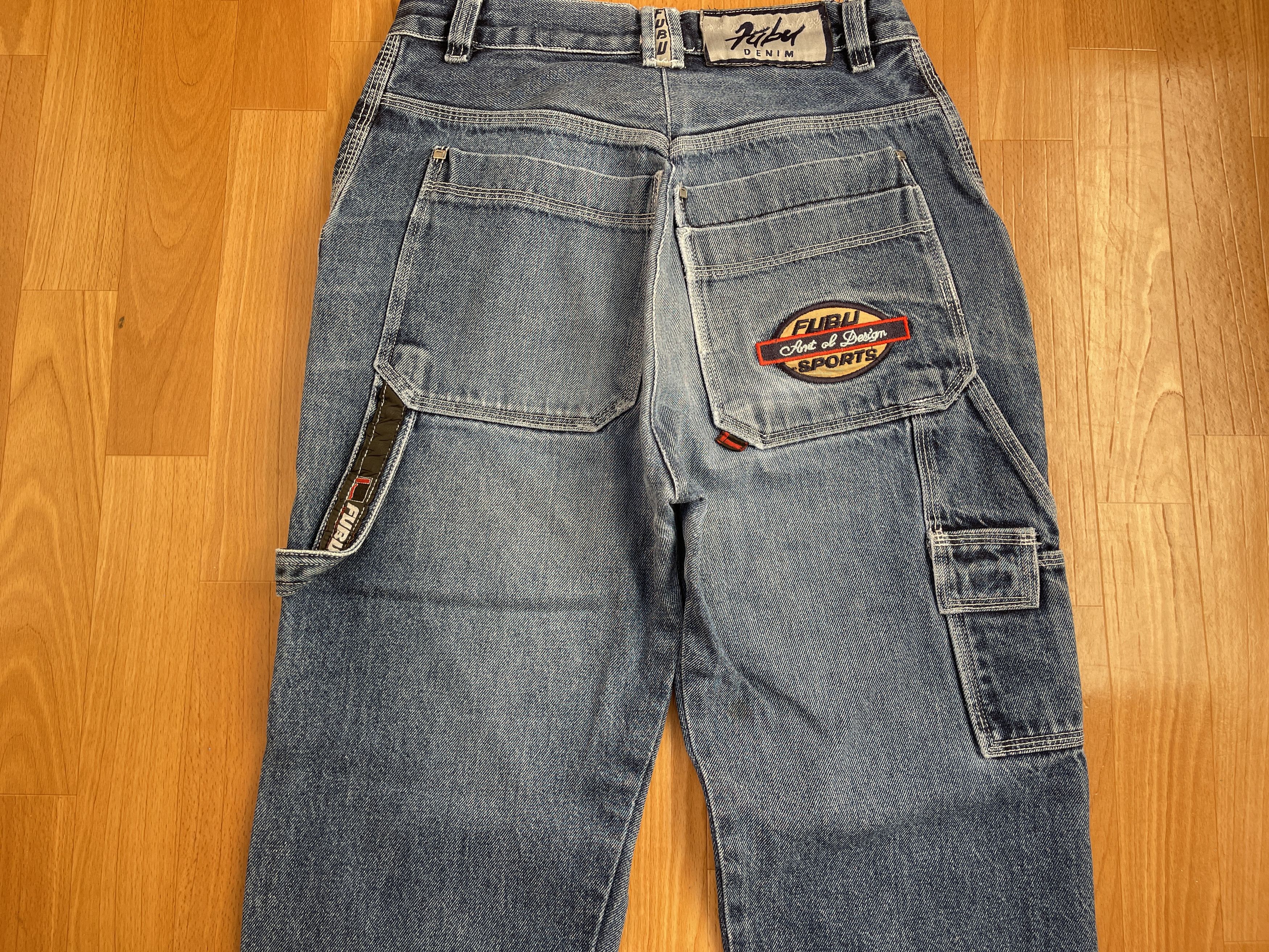 Fubu FUBU jeans, vintage baggy jeans, 90s hip hop skater Y2K 30 Size US 30 / EU 46 - 3 Thumbnail