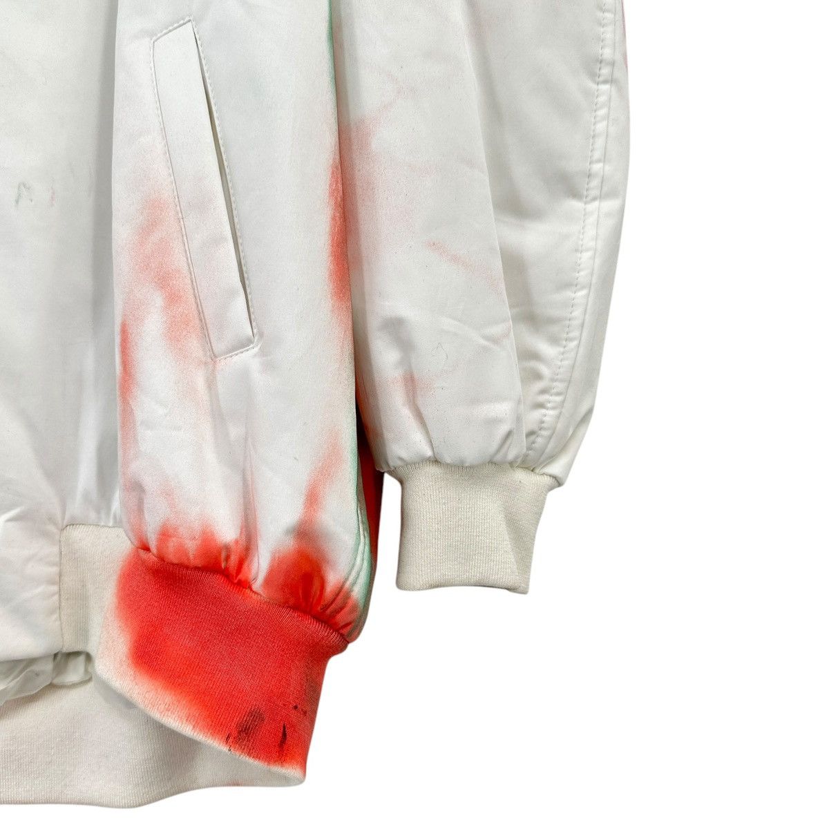 Rochas Rochas 2022 Graffiti Hand Painted Oversized Bomber Jacket Size US L / EU 52-54 / 3 - 3 Thumbnail