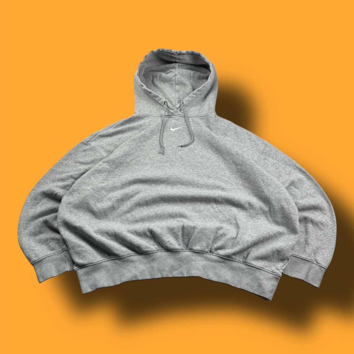 Nike × Vintage NIKE VINTAGE CENTER LOGO OVERSIZE BOXY HOODIE Size US L / EU 52-54 / 3 - 1 Thumbnail