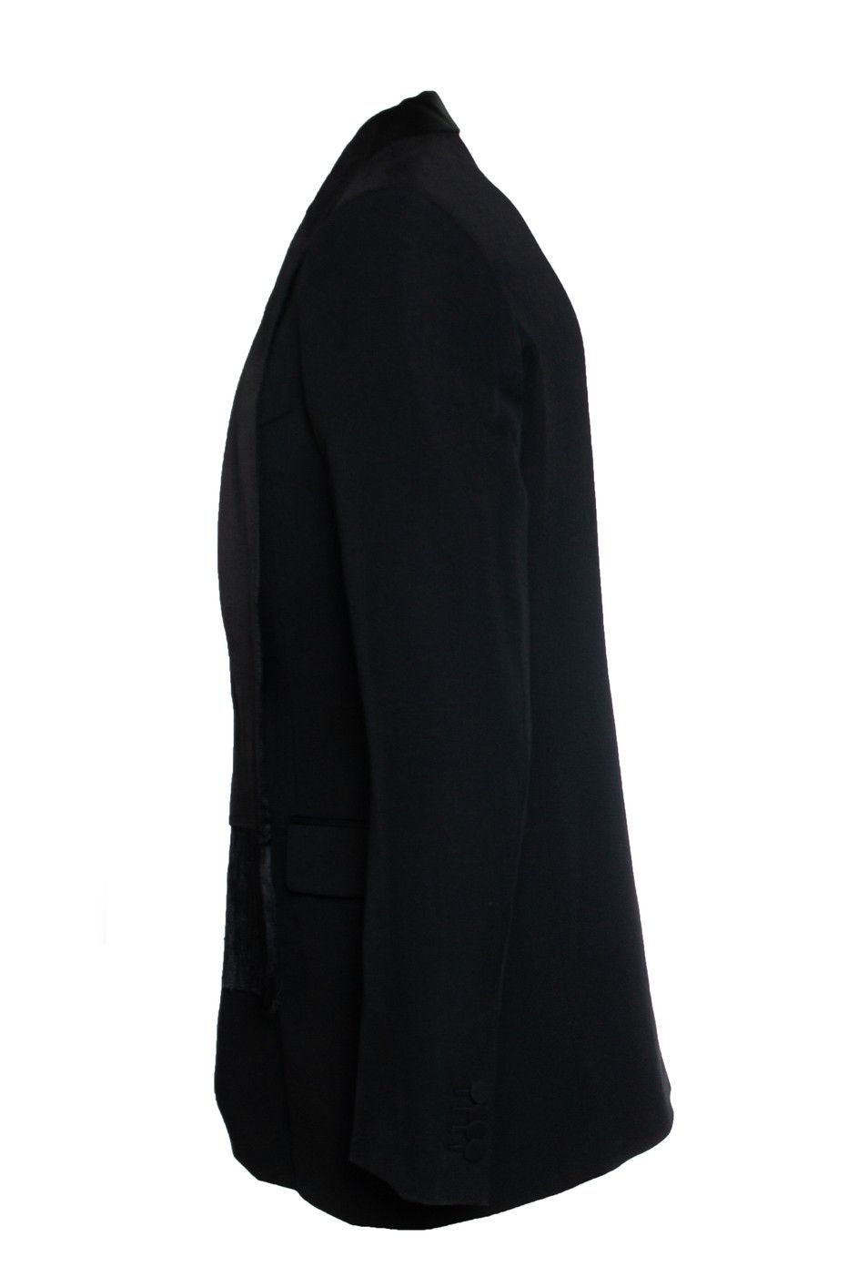 Givenchy Givenchy, Scarf lapel blazer in black Size 52R - 4 Thumbnail