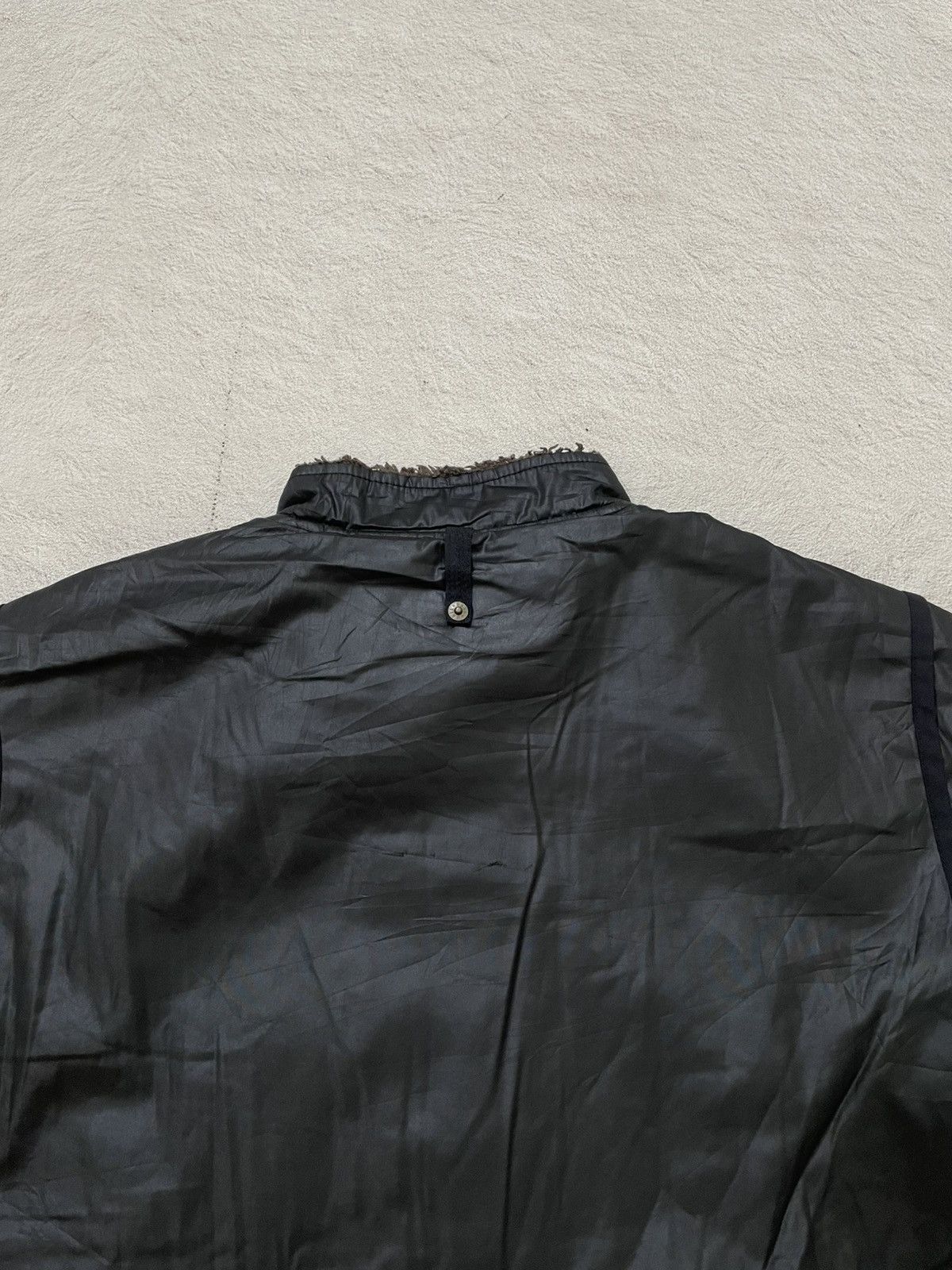 If Six Was Nine 2000s Japan Black Waxed Moto Jacket Sherpa y’s Ifsix LGB Goa Size US L / EU 52-54 / 3 - 10 Thumbnail
