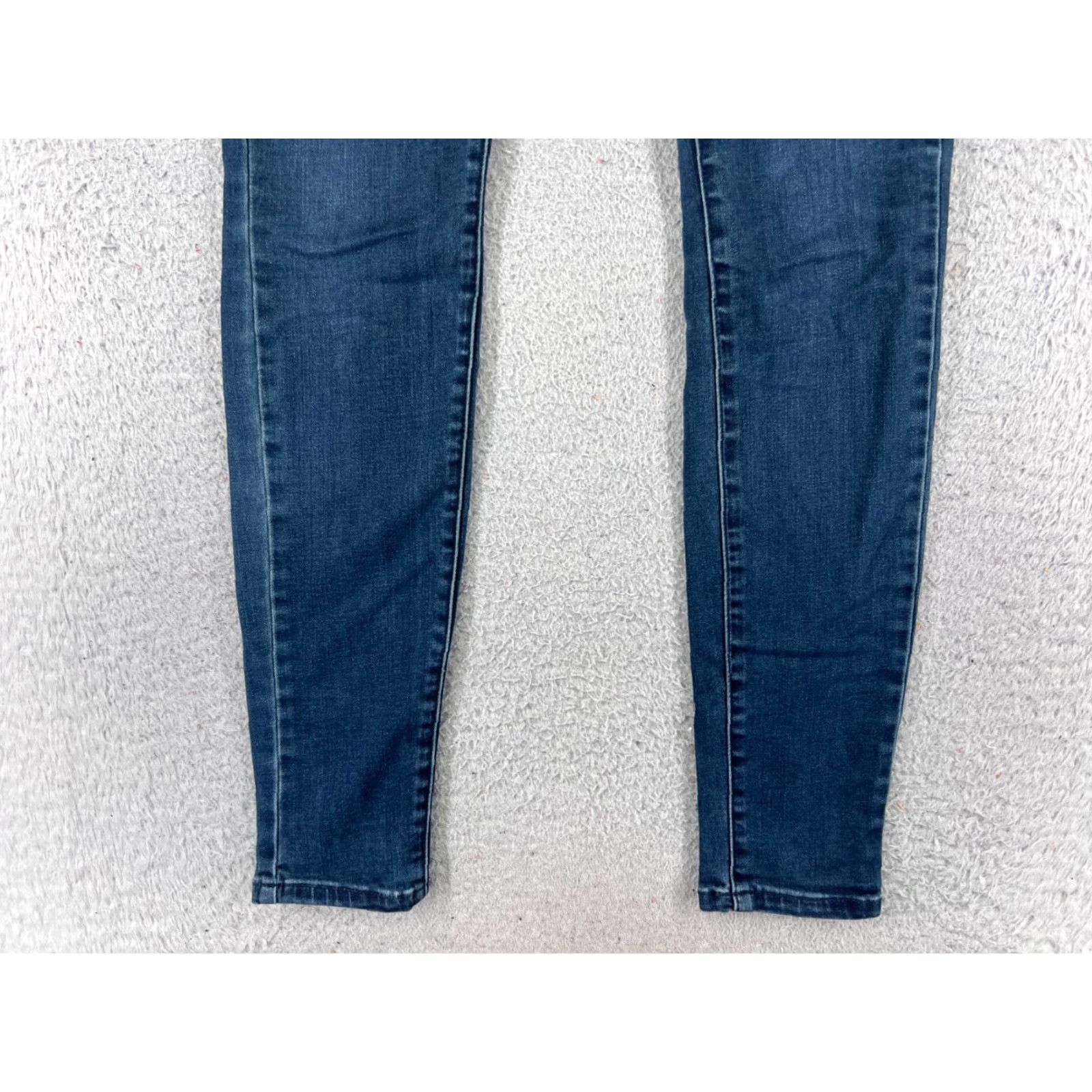 Prana prAna Jeans Women 6 Blue Denim Skinny Low Rise Cotton Blend Zip Fly 26x30 Size 28" / US 6 / IT 42 - 2 Thumbnail