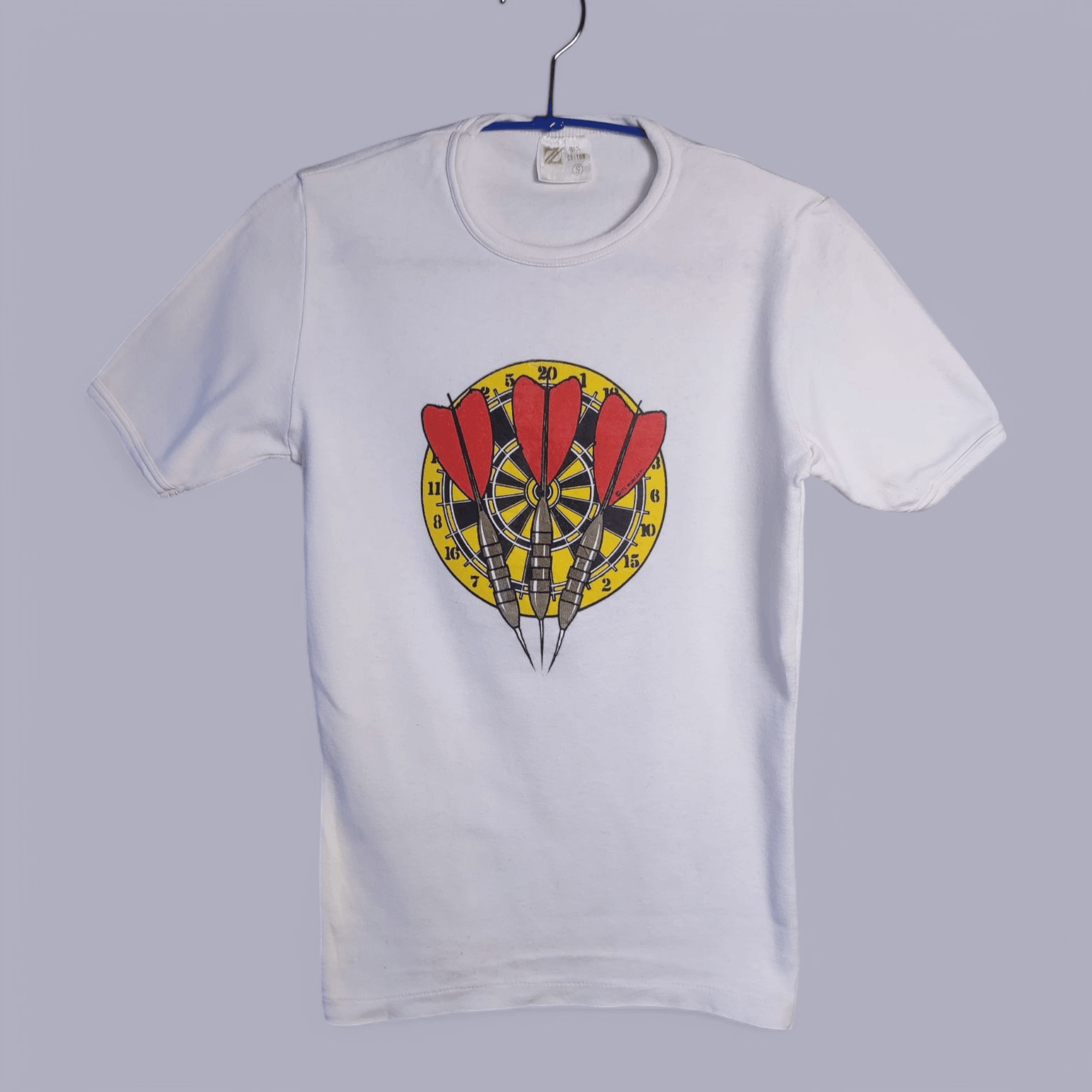 Vintage Greyhound Ian D Vintage Dartboard Graphic Tee Portugal Size US S / EU 44-46 / 1 - 1 Thumbnail