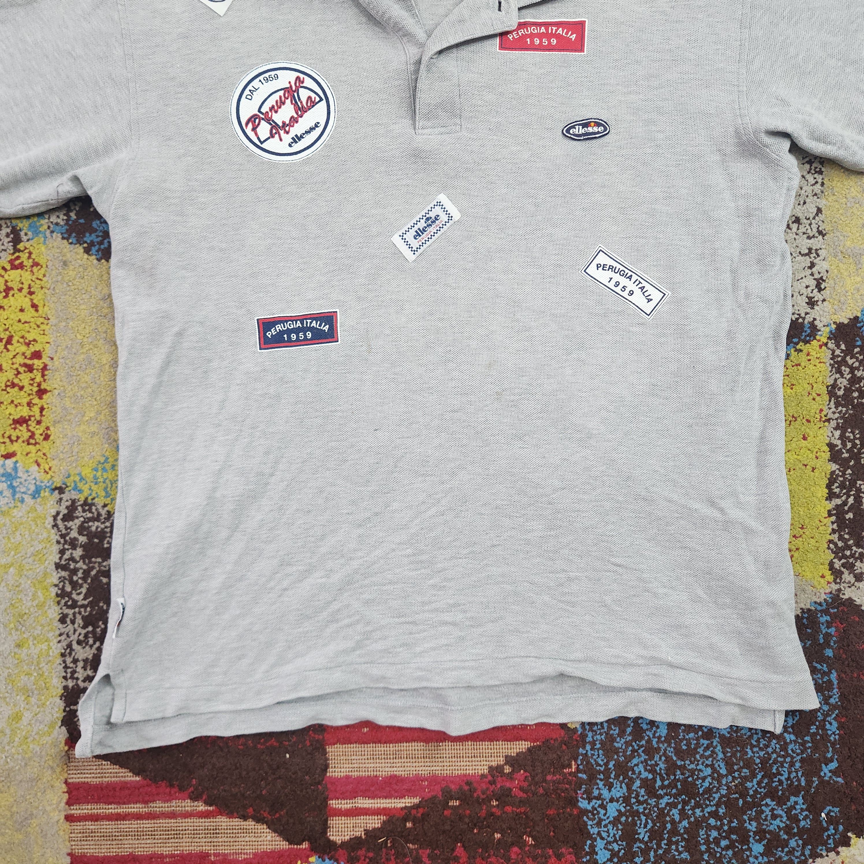 Ellesse × Vintage Vintage 1990s Ellesse Polo Shirts Perugia Italy Size US L / EU 52-54 / 3 - 9 Thumbnail