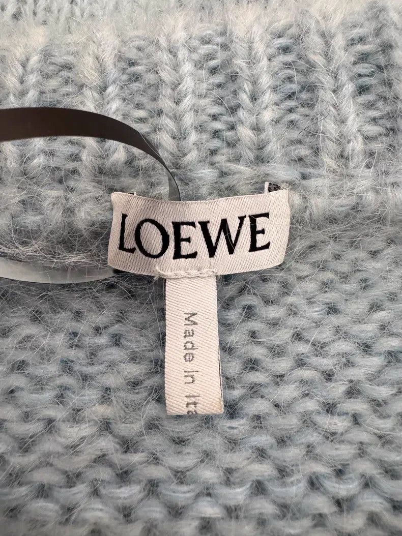 Loewe Loewe Light blue mohair rooster logo long-sleeve sweater Size S / US 4 / IT 40 - 5 Thumbnail