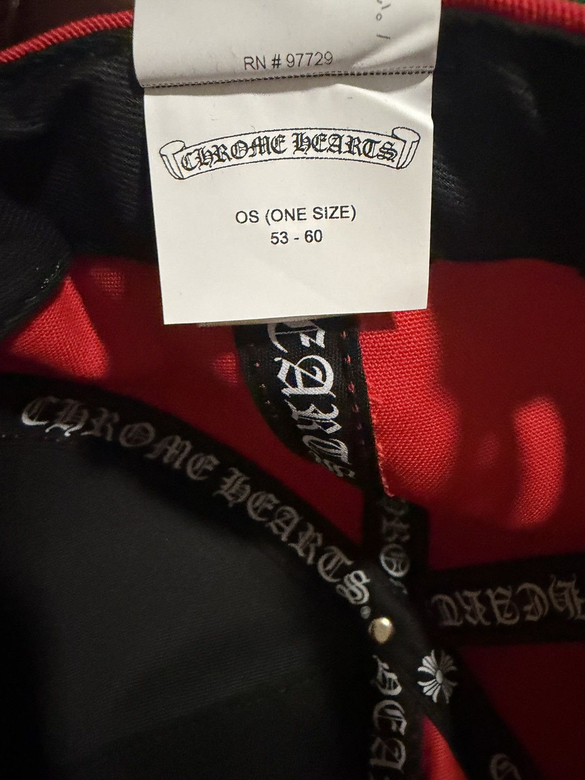Chrome Hearts Chrome Hearts CH Baseball Cap Red Size ONE SIZE - 4 Thumbnail
