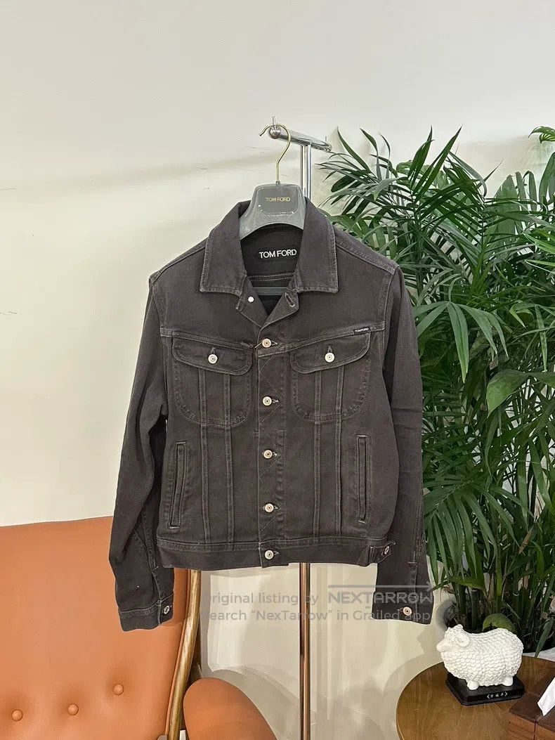 Tom Ford Tom Ford Men's Short Denim Jacket Size US M / EU 48-50 / 2 - 1 Thumbnail